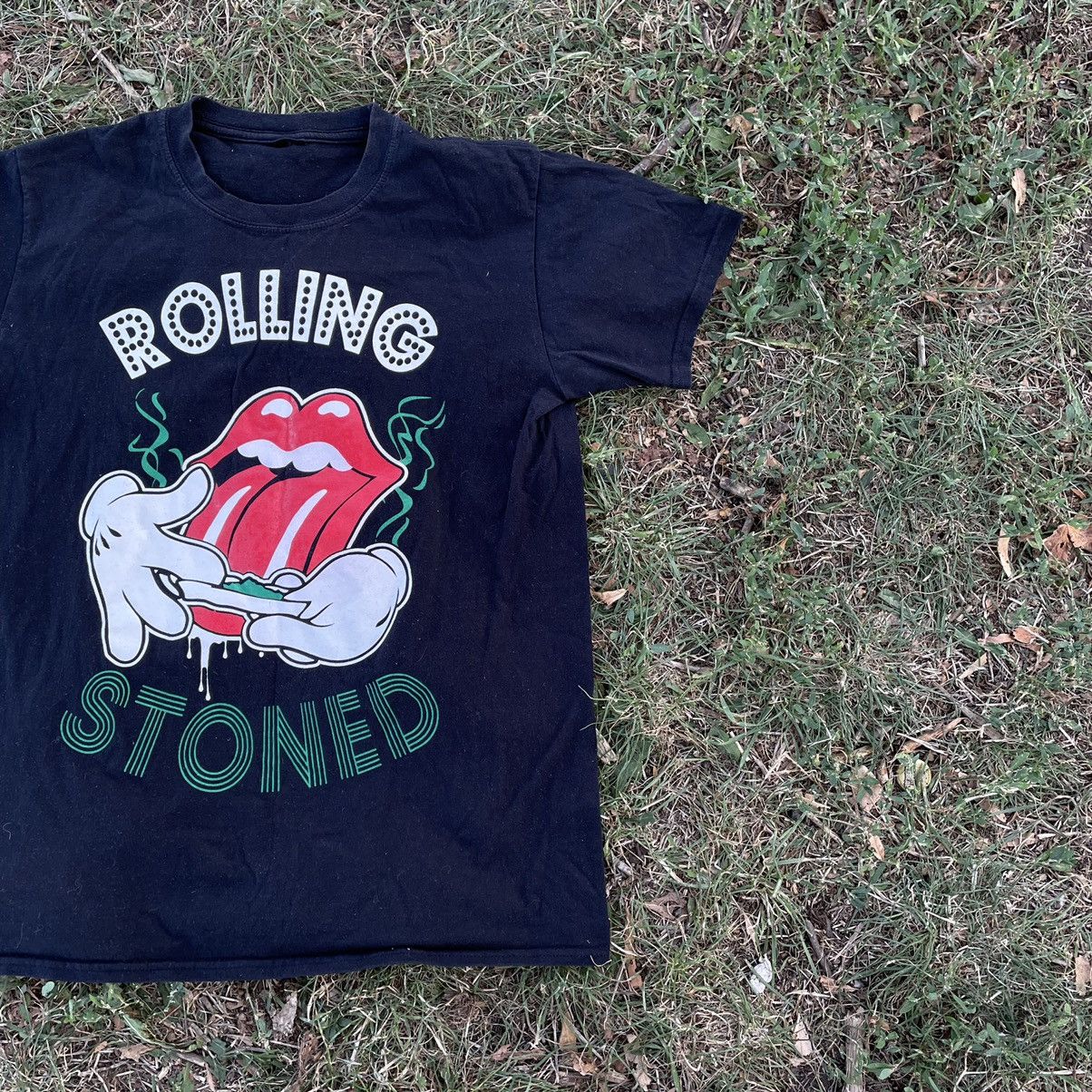 Vintage Vintage Y2K Rolling Stones Graphic Tee Band Streetwear M Size US M / EU 48-50 / 2 - 2 Thumbnail