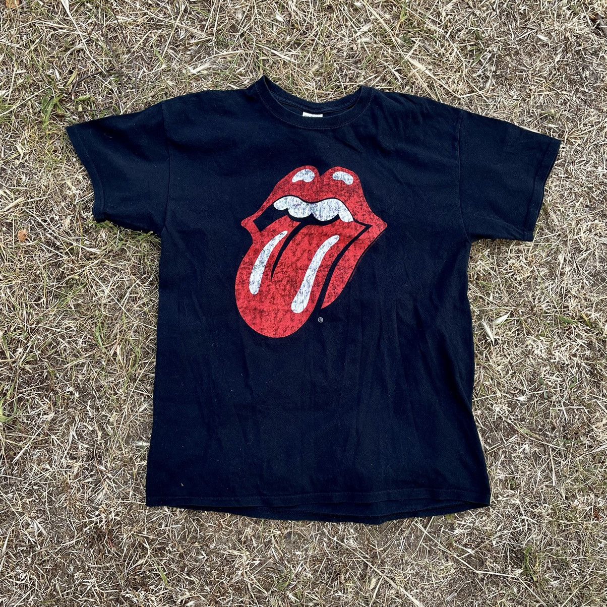 Vintage Vintage Y2K Rolling Stones Graphic Tee Band Merch Streetwear Size US L / EU 52-54 / 3 - 1 Thumbnail