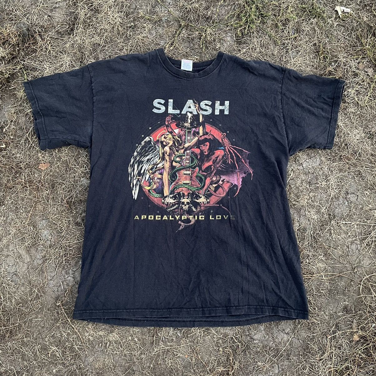 Vintage Vintage 90s Slash Band Tee Graphic Tee Grunge Streetwear L Size US L / EU 52-54 / 3 - 1 Thumbnail