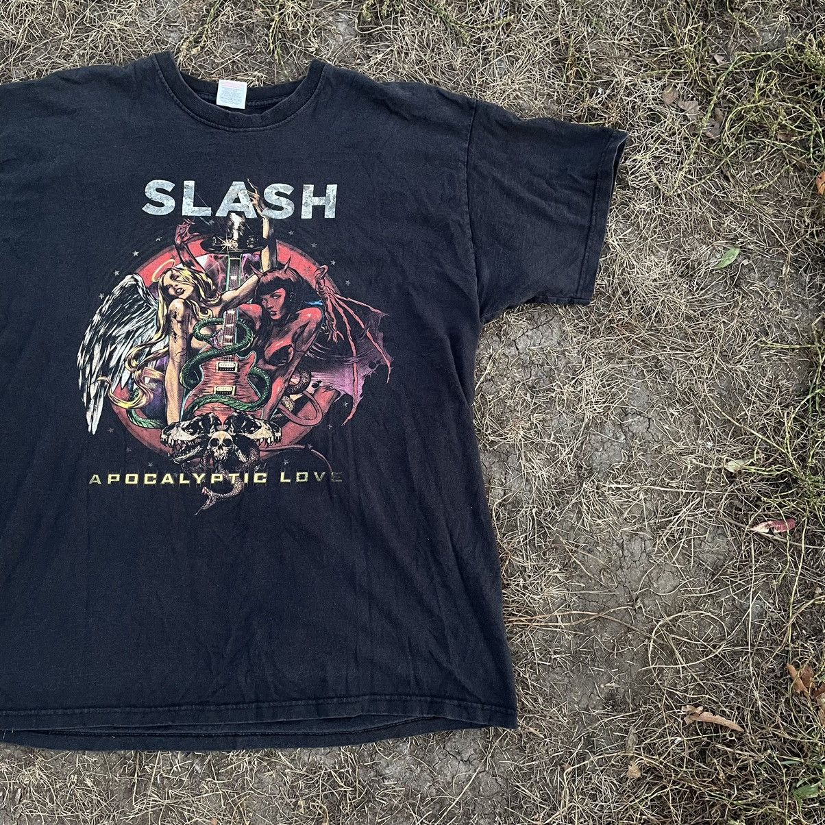 Vintage Vintage 90s Slash Band Tee Graphic Tee Grunge Streetwear L Size US L / EU 52-54 / 3 - 2 Thumbnail