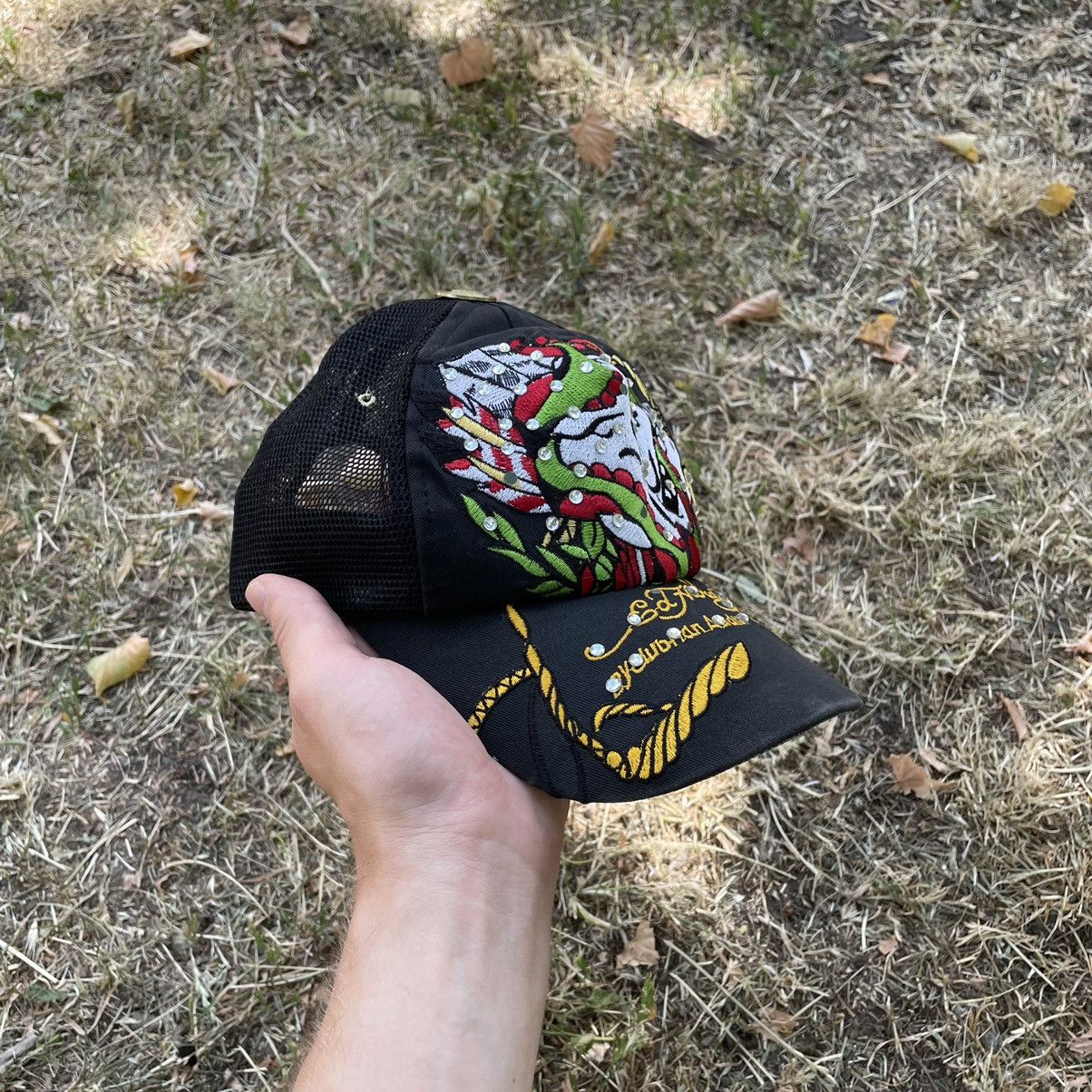 Vintage Vintage Y2K Ed Hardy Skull Graphic Snapback Hat Streetwear O Size ONE SIZE - 4 Thumbnail