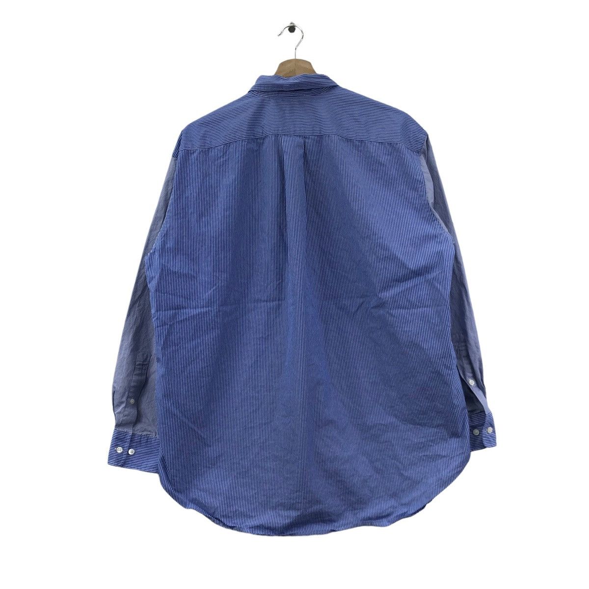 Jil Sander × Uniqlo Designer UNIQLO X JIL SANDER Cut And Sew Stripe Shirt Size US M / EU 48-50 / 2 - 7 Thumbnail
