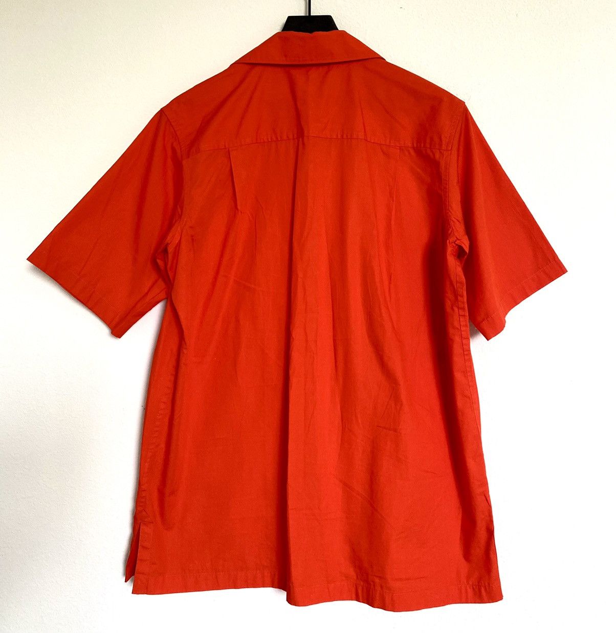 Acne Studios Acne Studios Button Down Shirt Logo Patch Orange Neon Size US L / EU 52-54 / 3 - 5 Thumbnail