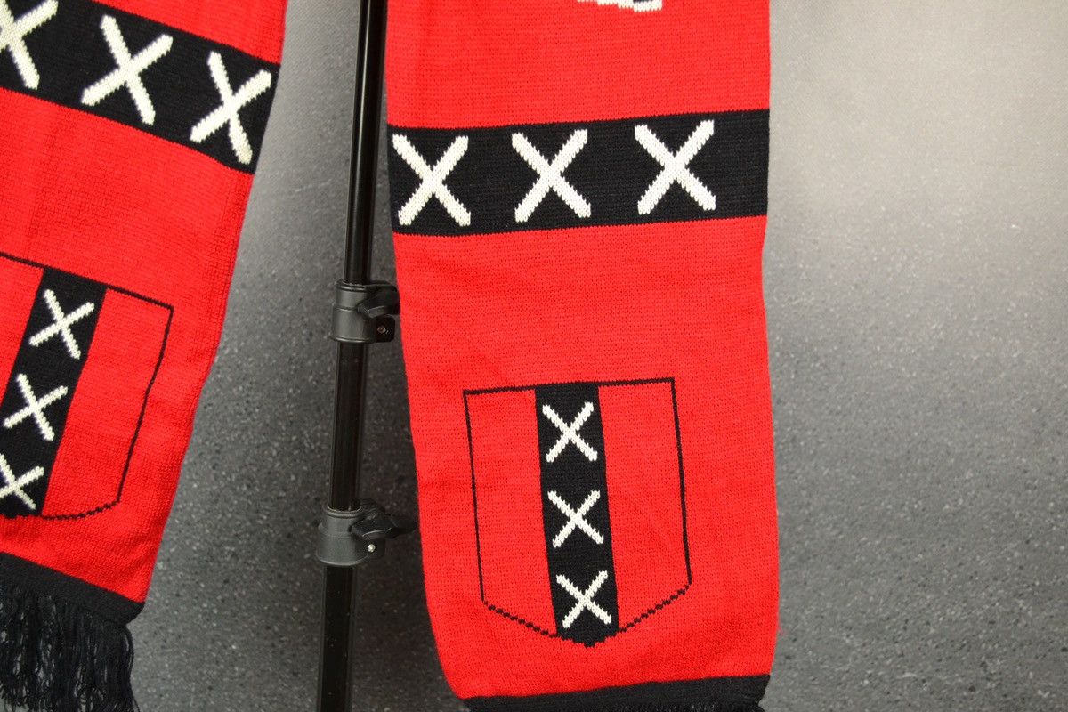 Other Amsterdam Ajax Football Vintage Scarf Red Soccer Size ONE SIZE - 3 Thumbnail