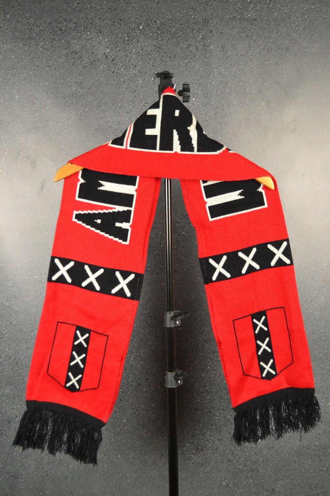 Other Amsterdam Ajax Football Vintage Scarf Red Soccer Size ONE SIZE - 2 Thumbnail