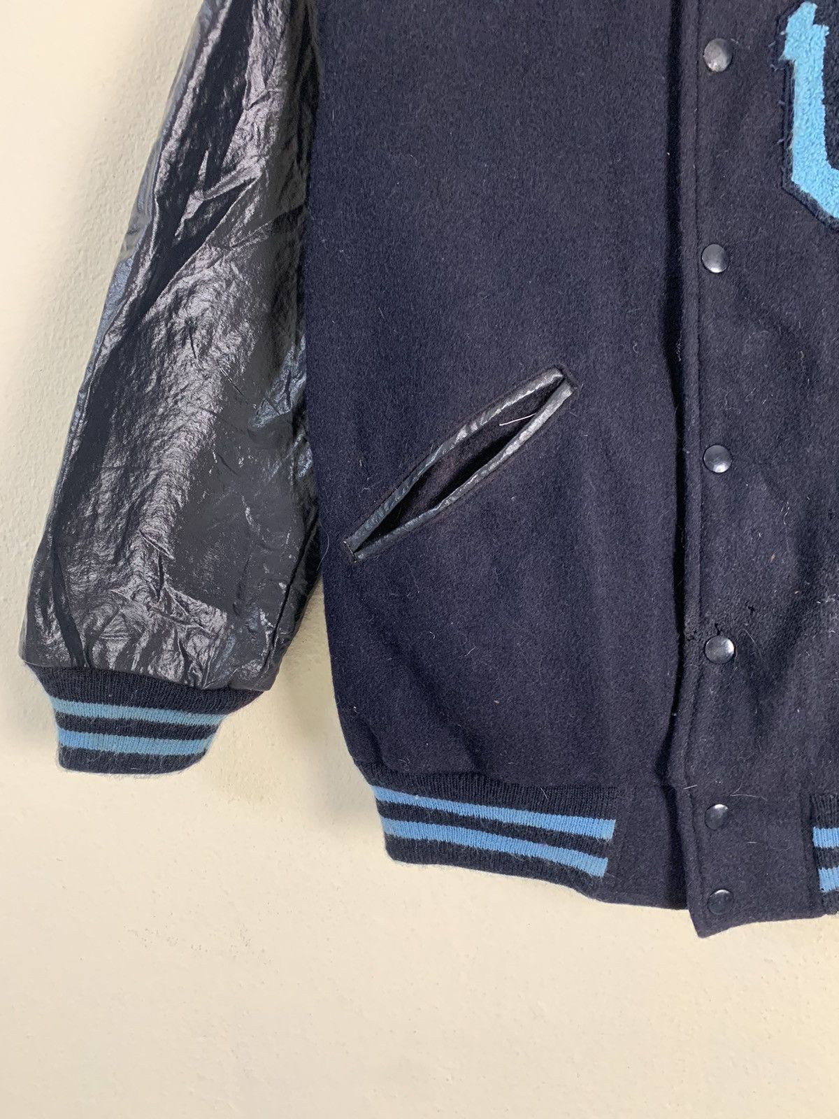 Howe Vintage Howe Athletic Apparel Leather Varsity Jacket Size US S / EU 44-46 / 1 - 3 Thumbnail