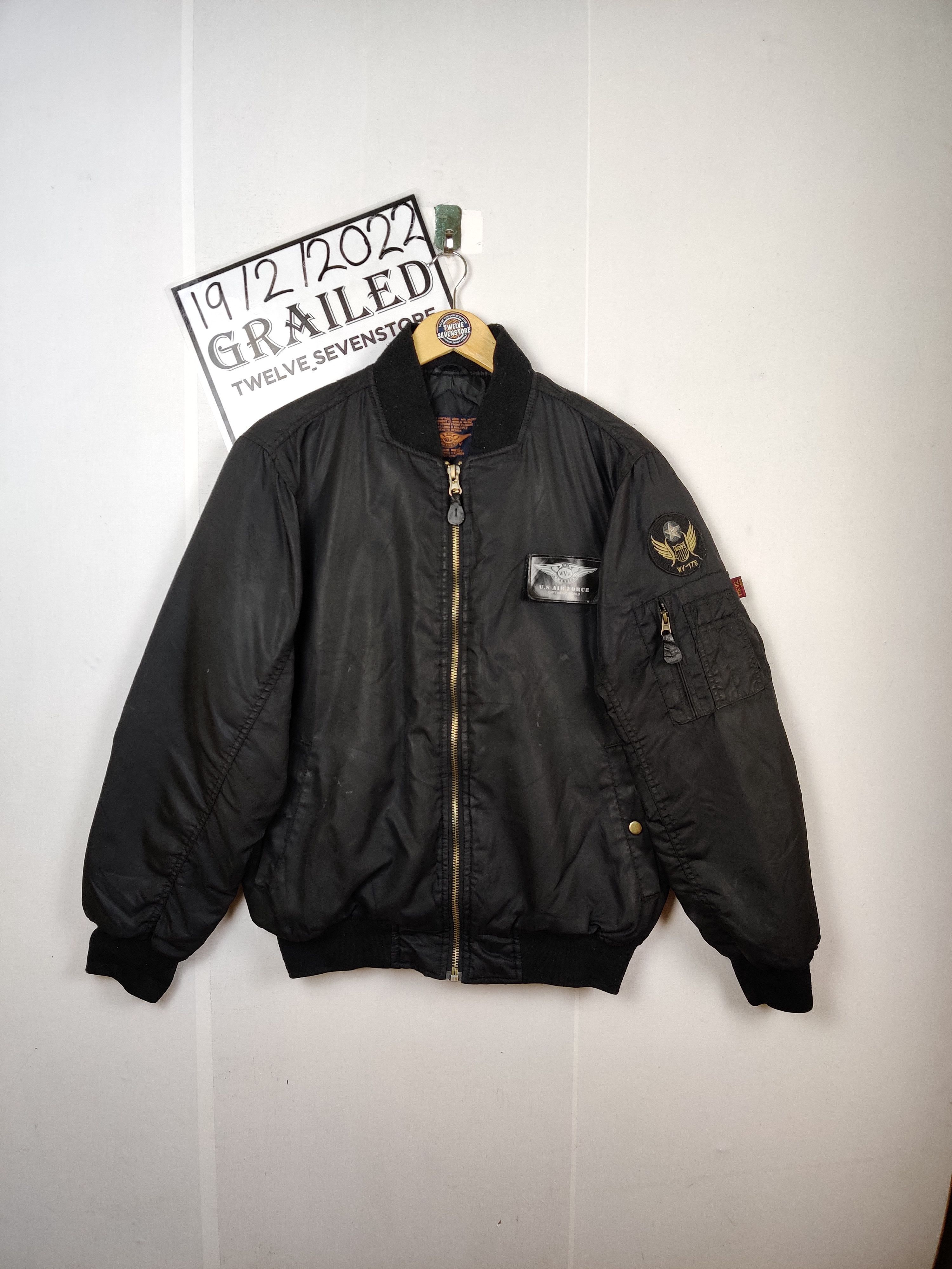 Vintage Vintage US Air Force Type Ma1 Bomber Flight Jacket | Grailed