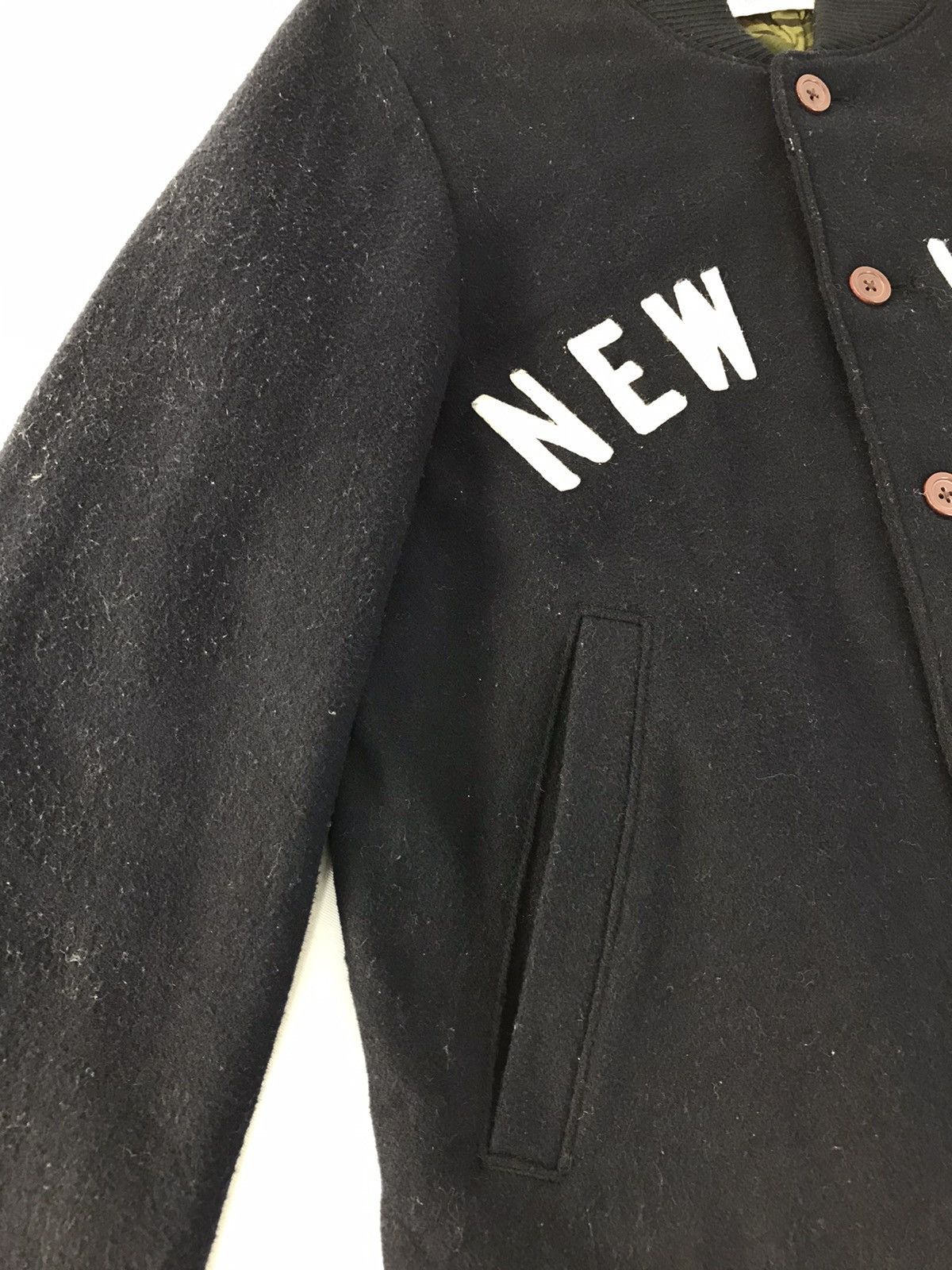 Vintage Vintage Browny Big Logo New York Button Up Jacket Size US M / EU 48-50 / 2 - 6 Thumbnail