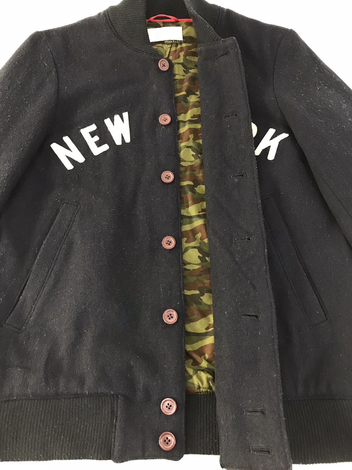 Vintage Vintage Browny Big Logo New York Button Up Jacket Size US M / EU 48-50 / 2 - 7 Thumbnail