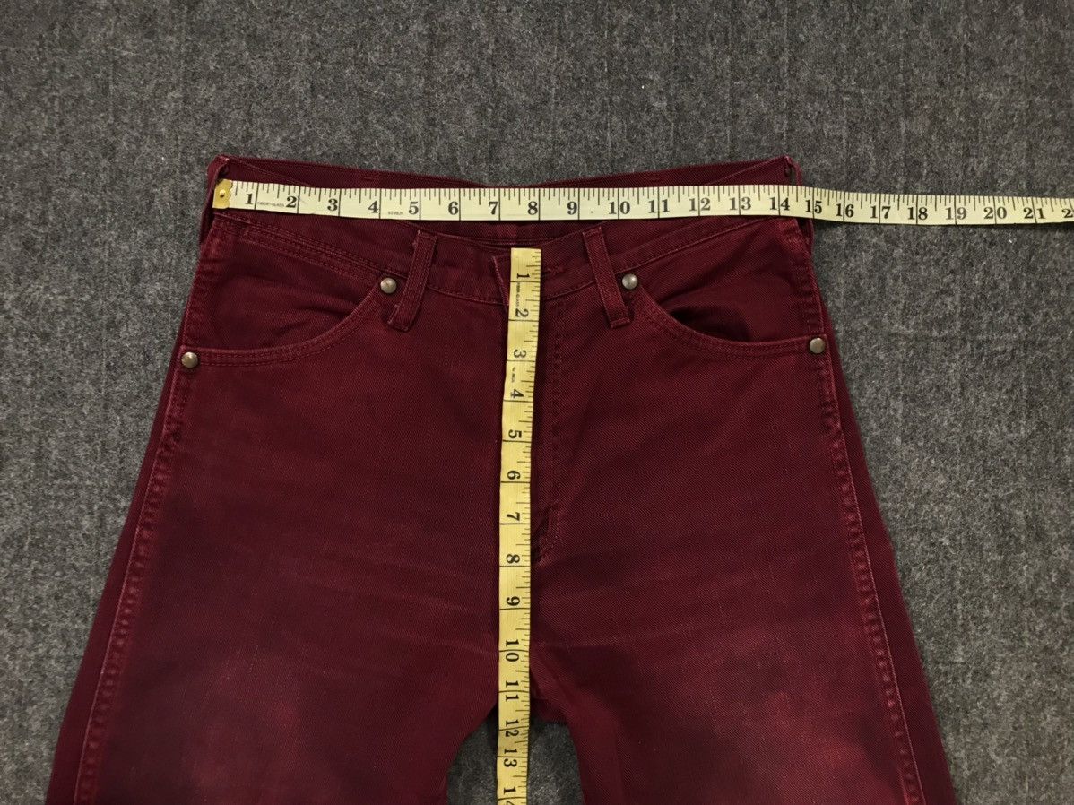 Japanese Brand × Vintage × Wrangler Vintage Wrangler Western Distressed Faded Colour Style Size US 29 - 17 Thumbnail