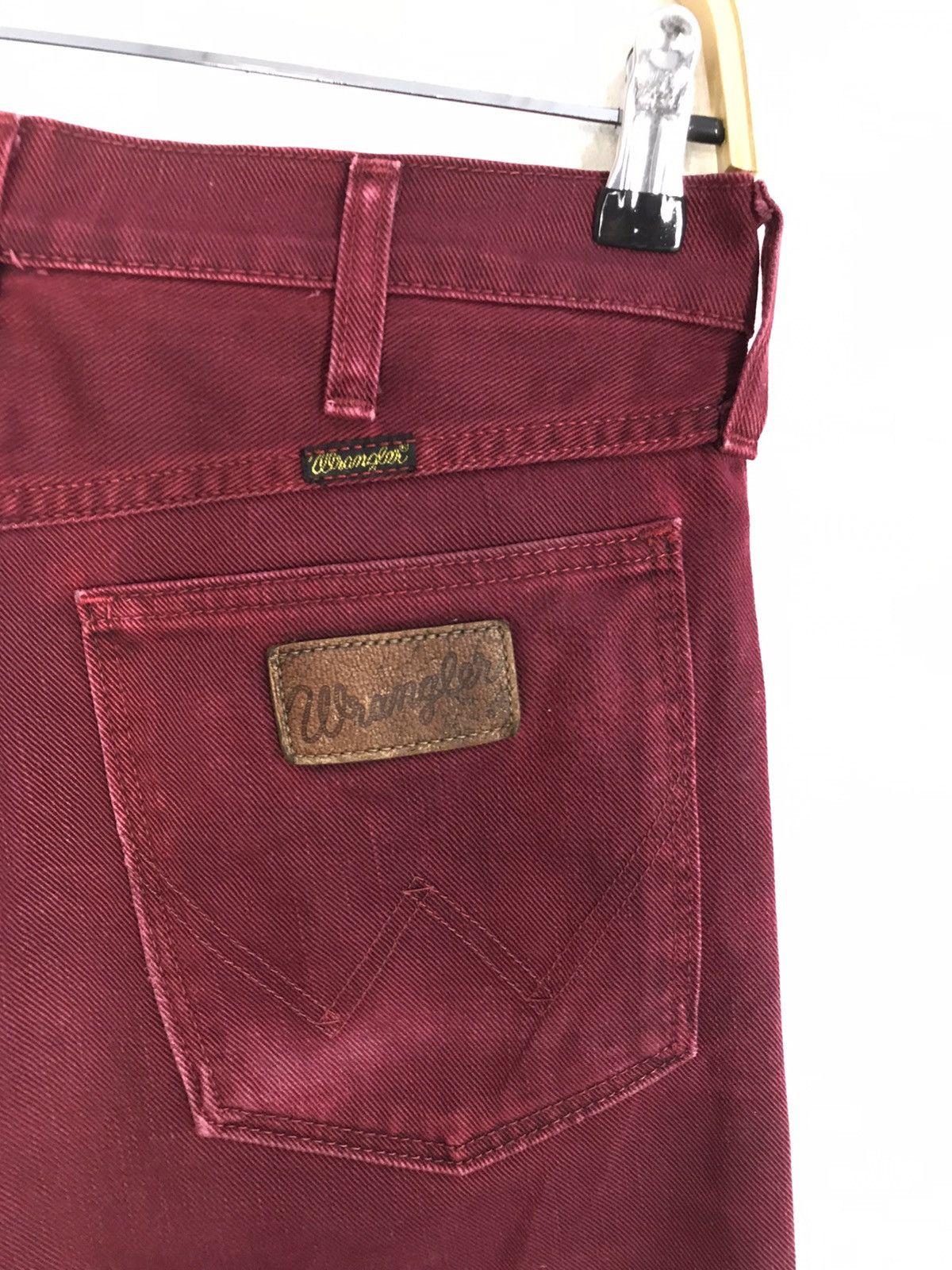 Japanese Brand × Vintage × Wrangler Vintage Wrangler Western Distressed Faded Colour Style Size US 29 - 12 Thumbnail