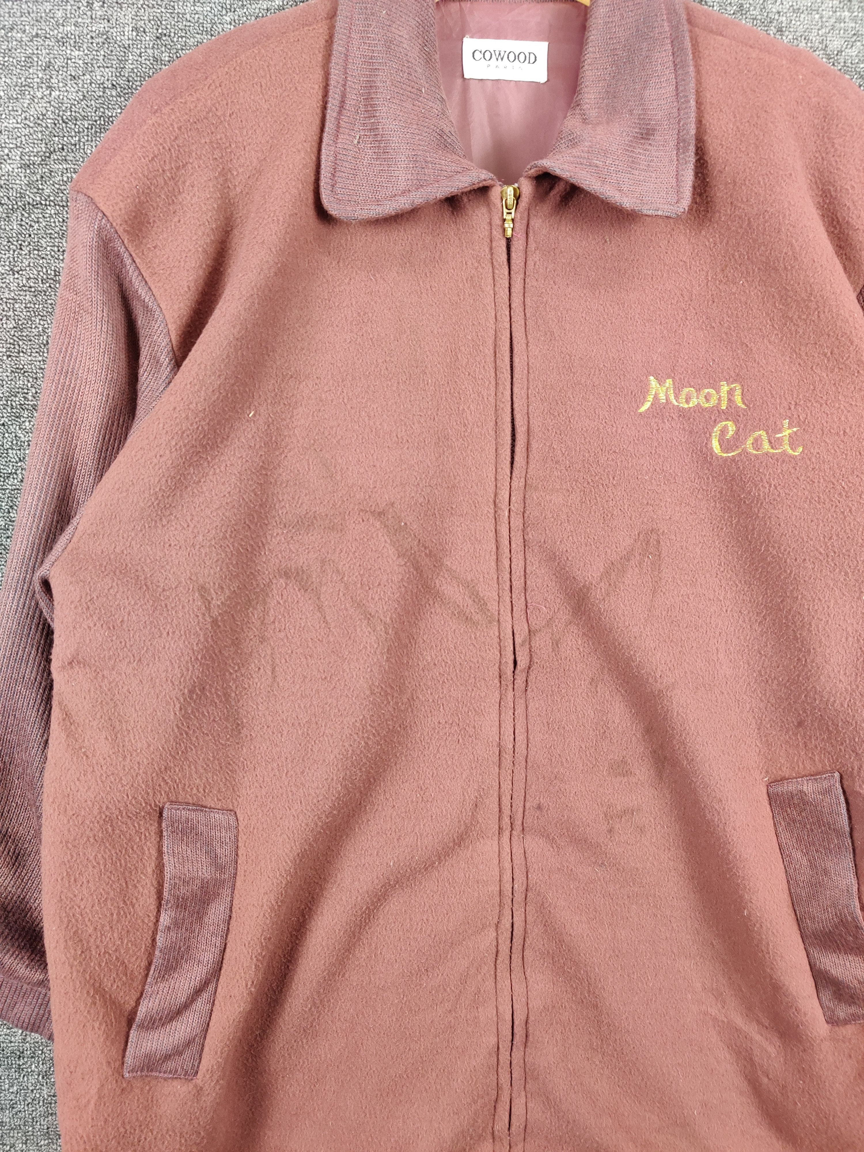 Japanese Brand Vintage Japanese Brand Cowood Paris Moon Cat Long Jacket Size US XXL / EU 58 / 5 - 7 Thumbnail
