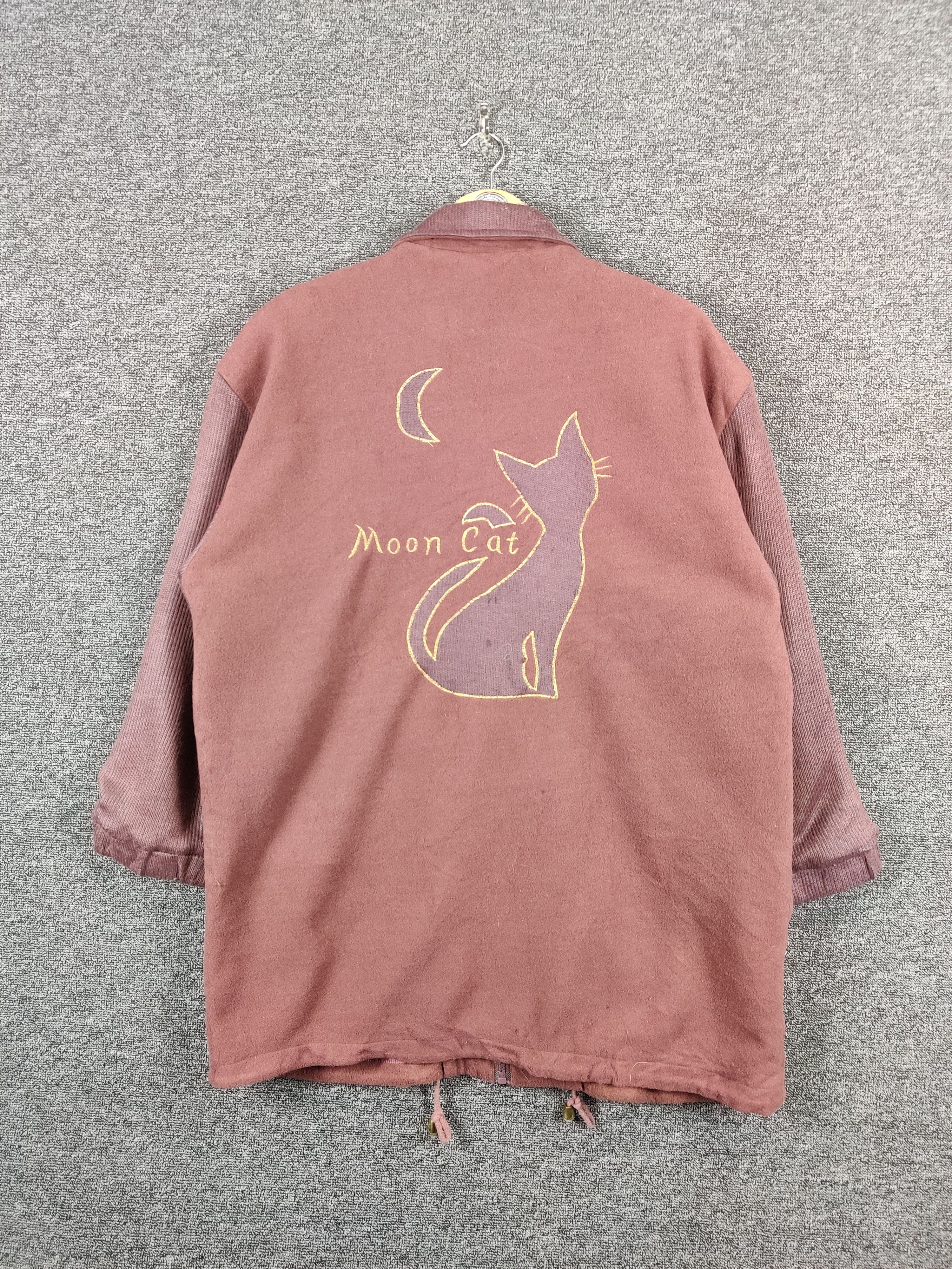 Japanese Brand Vintage Japanese Brand Cowood Paris Moon Cat Long Jacket Size US XXL / EU 58 / 5 - 5 Thumbnail