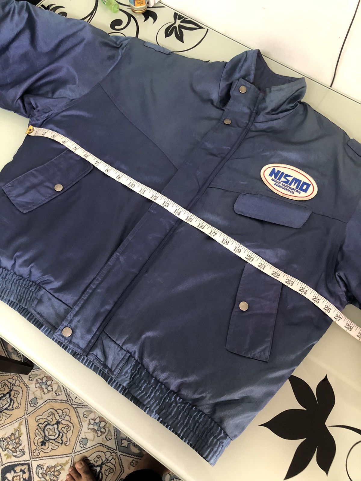 Japanese Brand Vintage 90s Nismo Nissan Motorsport Racing Team Faded Bomber Size US L / EU 52-54 / 3 - 22 Thumbnail