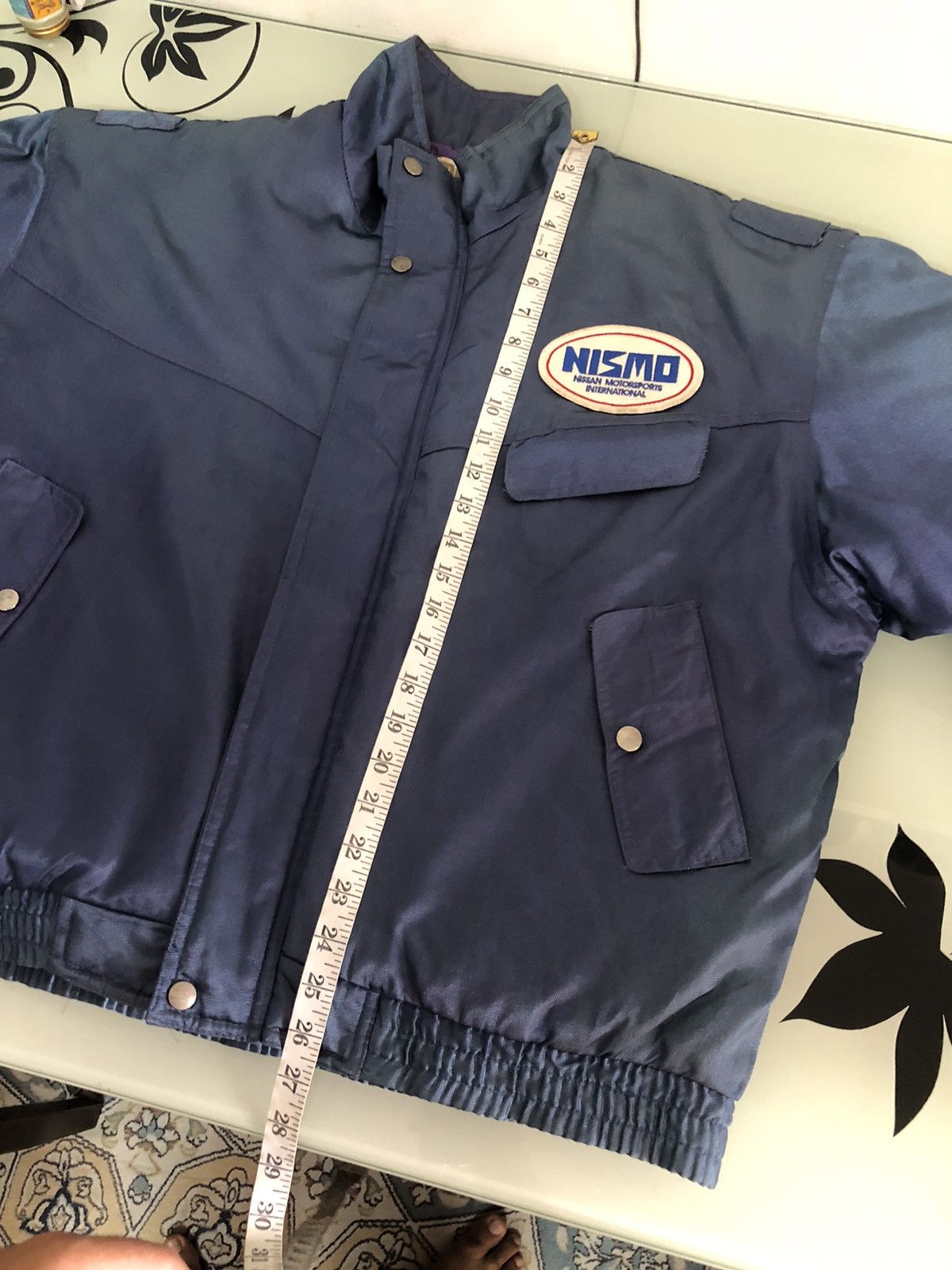 Japanese Brand Vintage 90s Nismo Nissan Motorsport Racing Team Faded Bomber Size US L / EU 52-54 / 3 - 23 Thumbnail