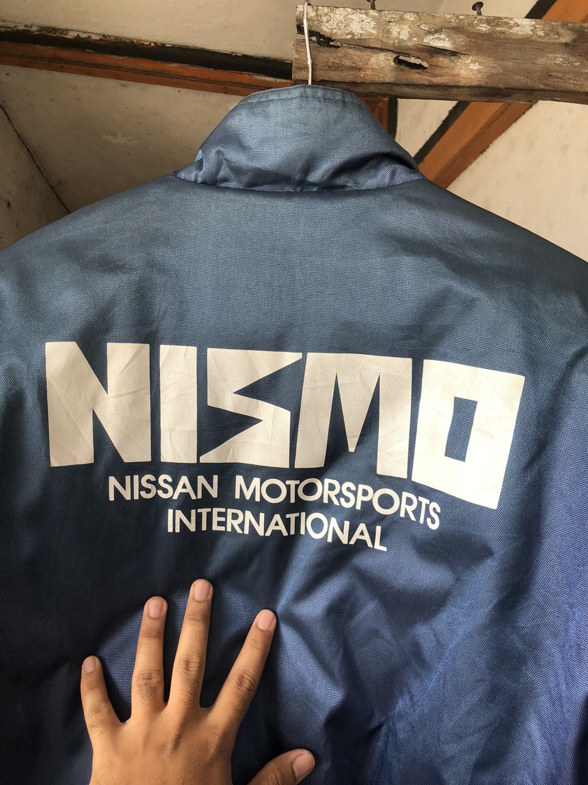 Japanese Brand Vintage 90s Nismo Nissan Motorsport Racing Team Faded Bomber Size US L / EU 52-54 / 3 - 17 Thumbnail