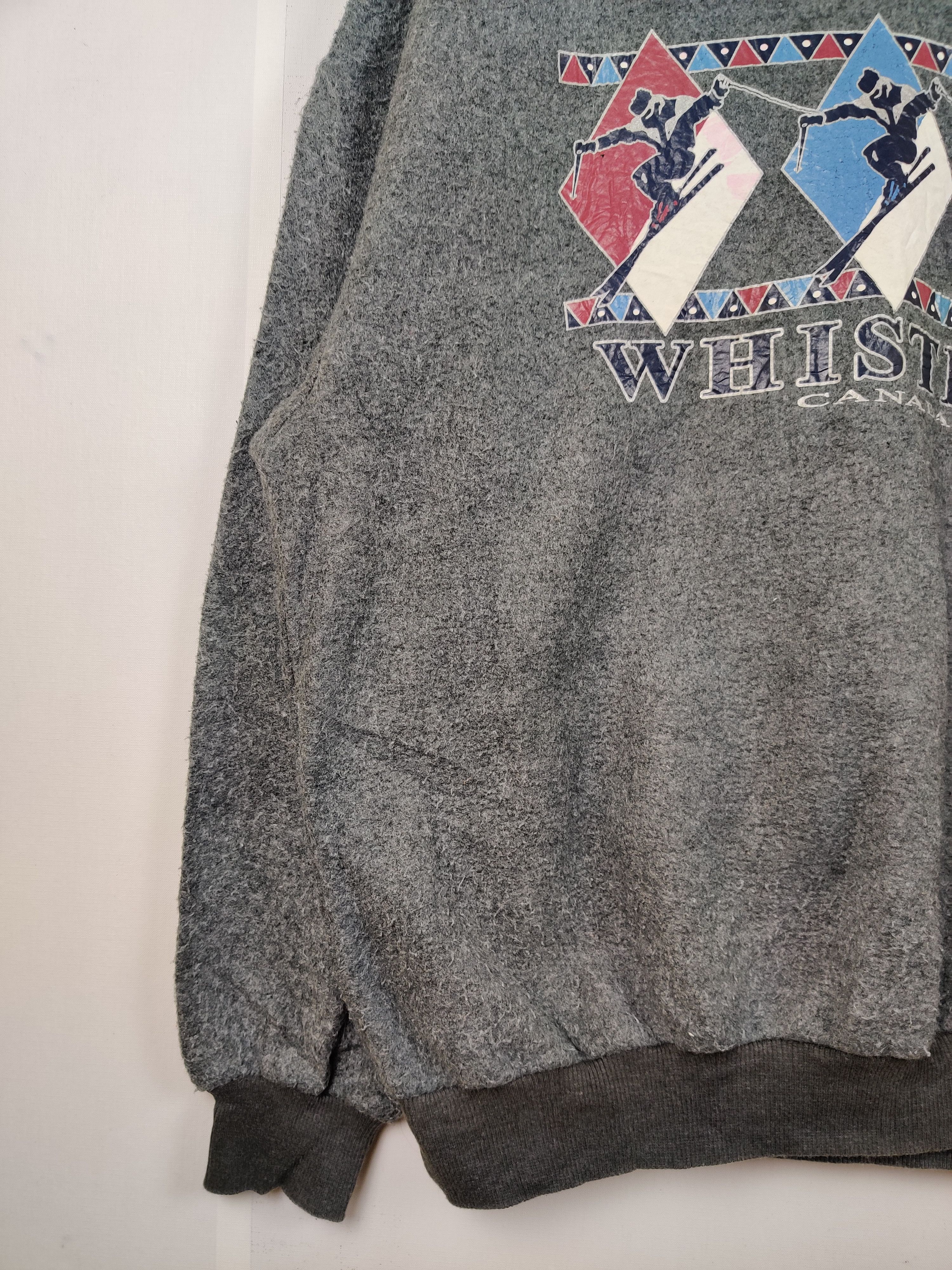 Vintage Vintage 90s Whistler Canada Crewneck Sweatshirt Size US M / EU 48-50 / 2 - 5 Thumbnail