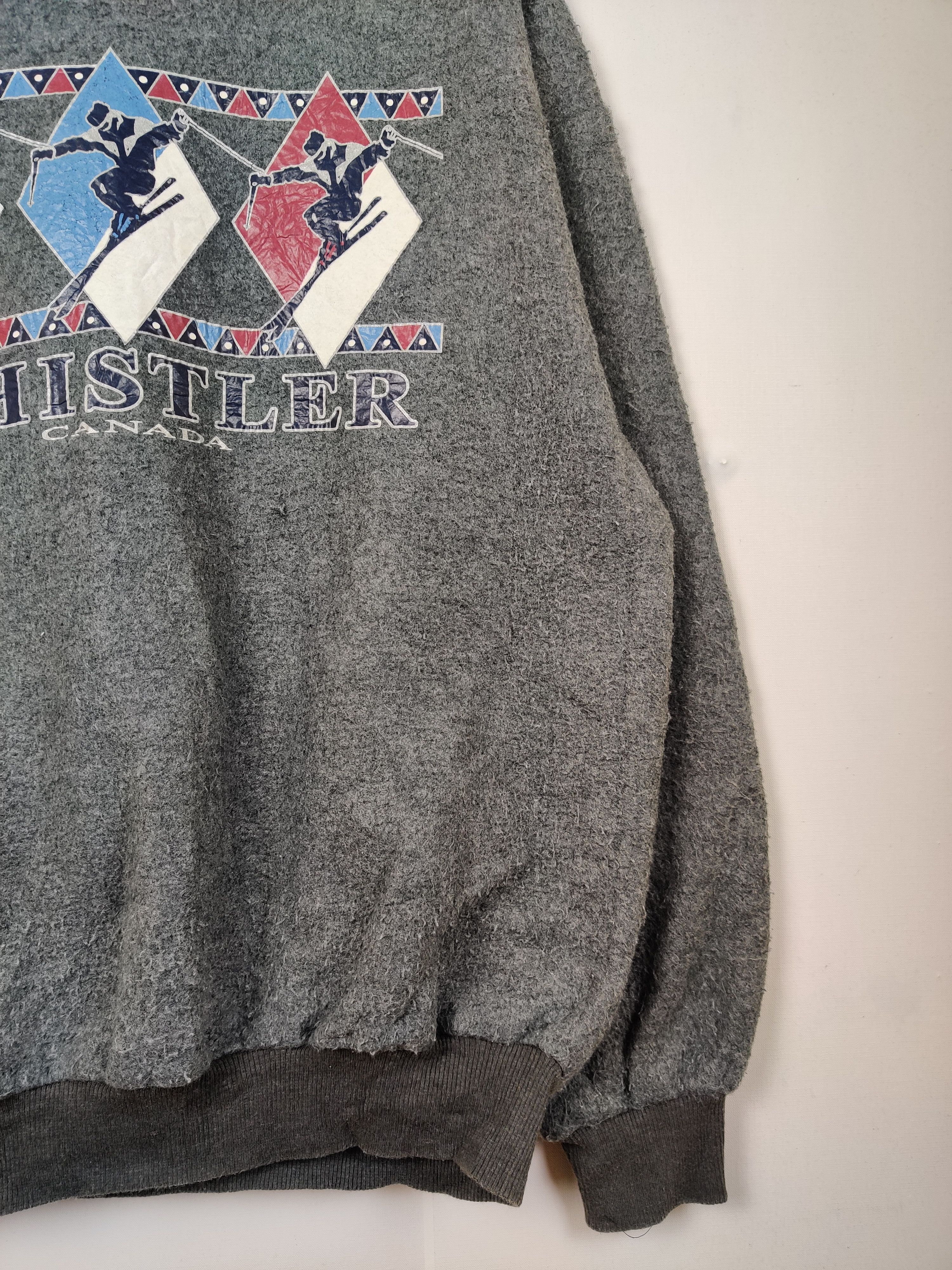Vintage Vintage 90s Whistler Canada Crewneck Sweatshirt Size US M / EU 48-50 / 2 - 3 Thumbnail