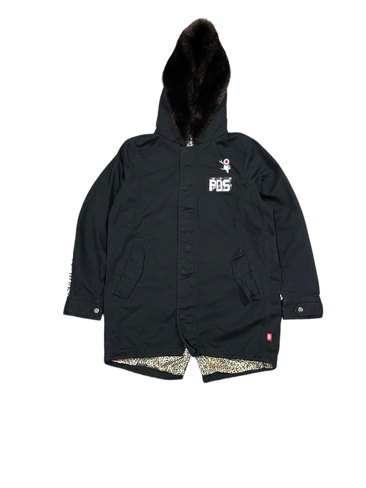 Vintage Punk Drunkers Parka With Hoodie Jacket ! Rare display picture 1