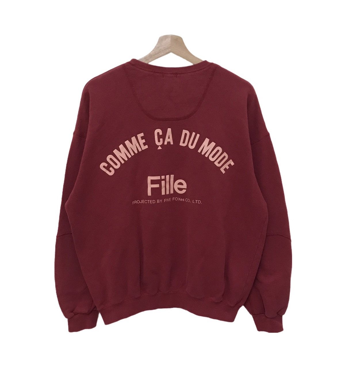 Comme Ca Ism × Japanese Brand Vintage Comme Ca Ism Japanese Brand Sweatshirt Big Spellout Size US L / EU 52-54 / 3 - 1 Thumbnail