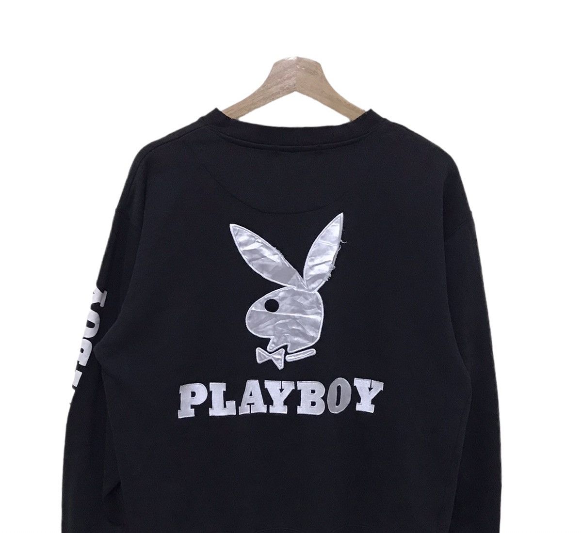 Playboy × Vintage Vintage Playboy Sweatshirt Crewneck Big Logo Size US L / EU 52-54 / 3 - 3 Thumbnail