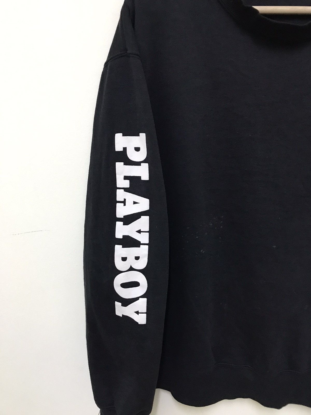 Playboy × Vintage Vintage Playboy Sweatshirt Crewneck Big Logo Size US L / EU 52-54 / 3 - 4 Thumbnail