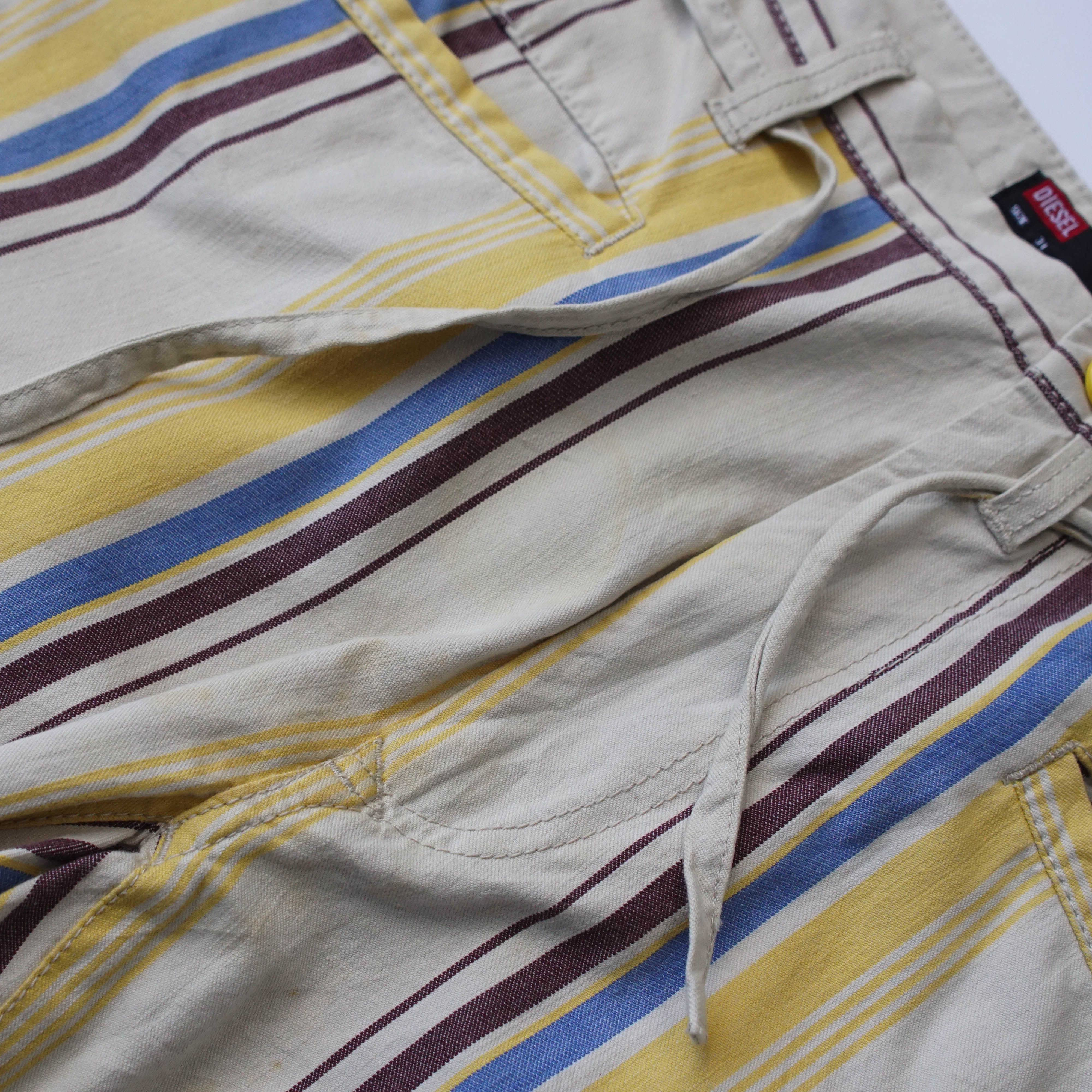 Diesel *NoTariff Diesel Stripe Pants Size US 31 - 7 Thumbnail