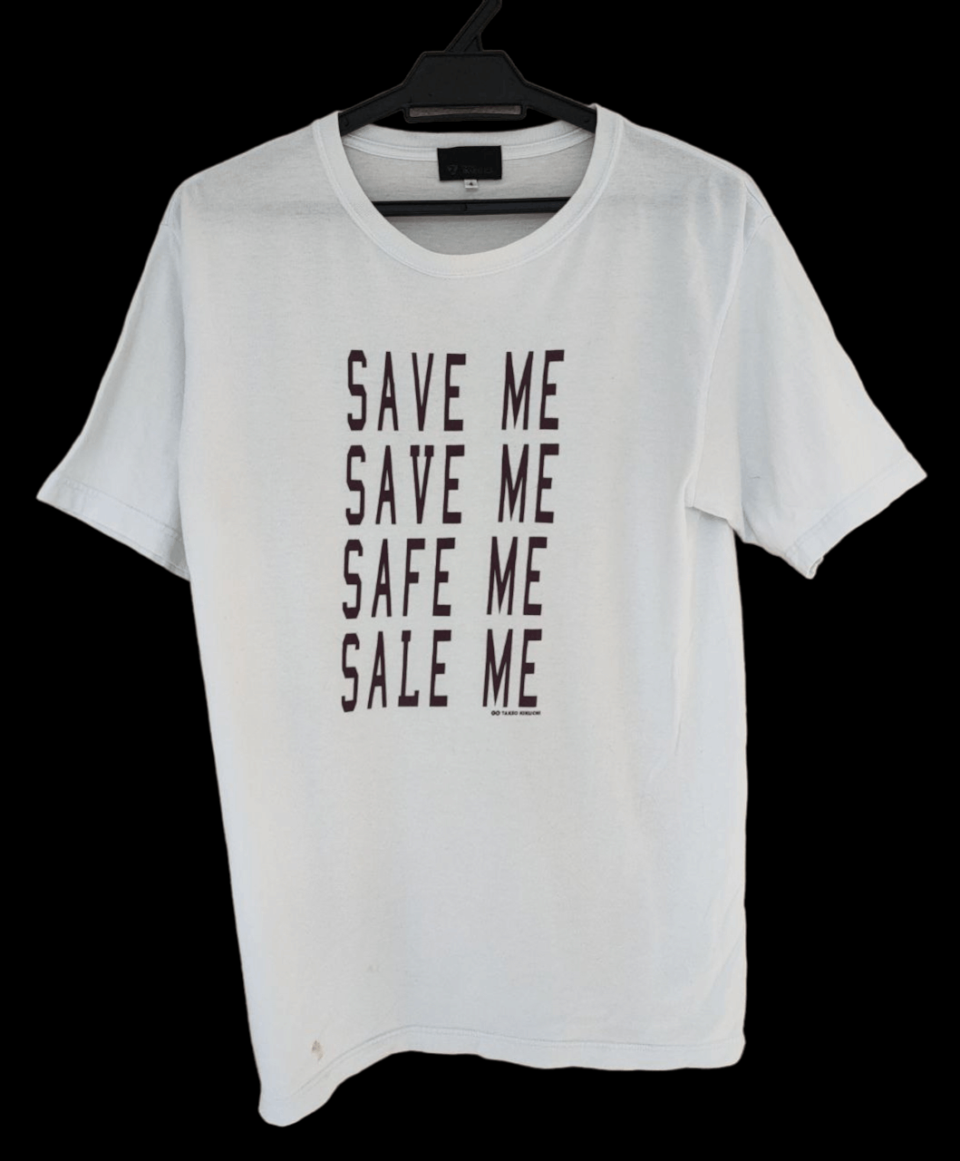 Takeo Kikuchi Takeo Kikuchi Humor T Save Me Size US M / EU 48-50 / 2 - 1 Thumbnail