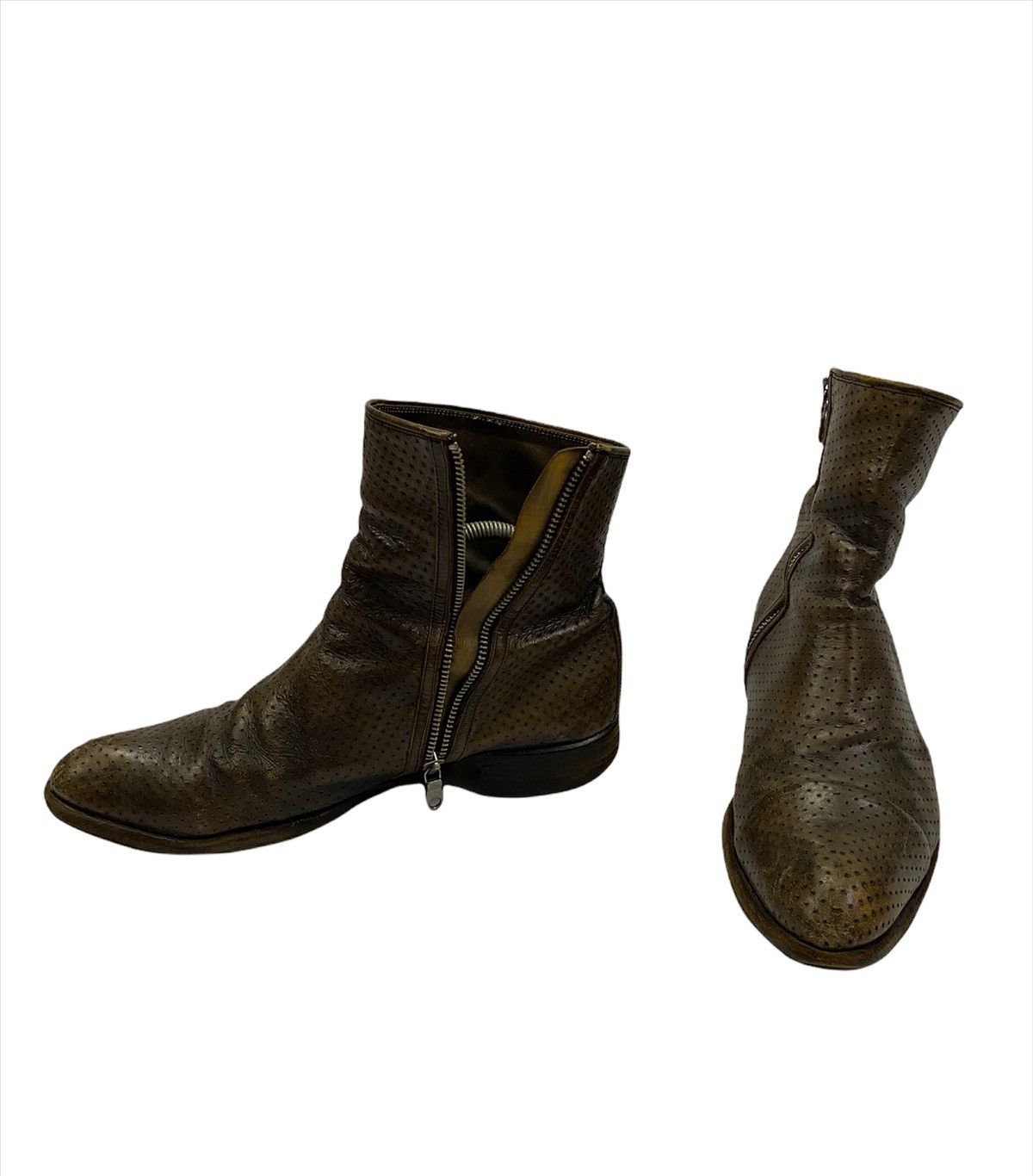 image of Leather x Miharayasuhiro Vintage Miharayasuhiro Boots in Brown, Men's (Size 7)