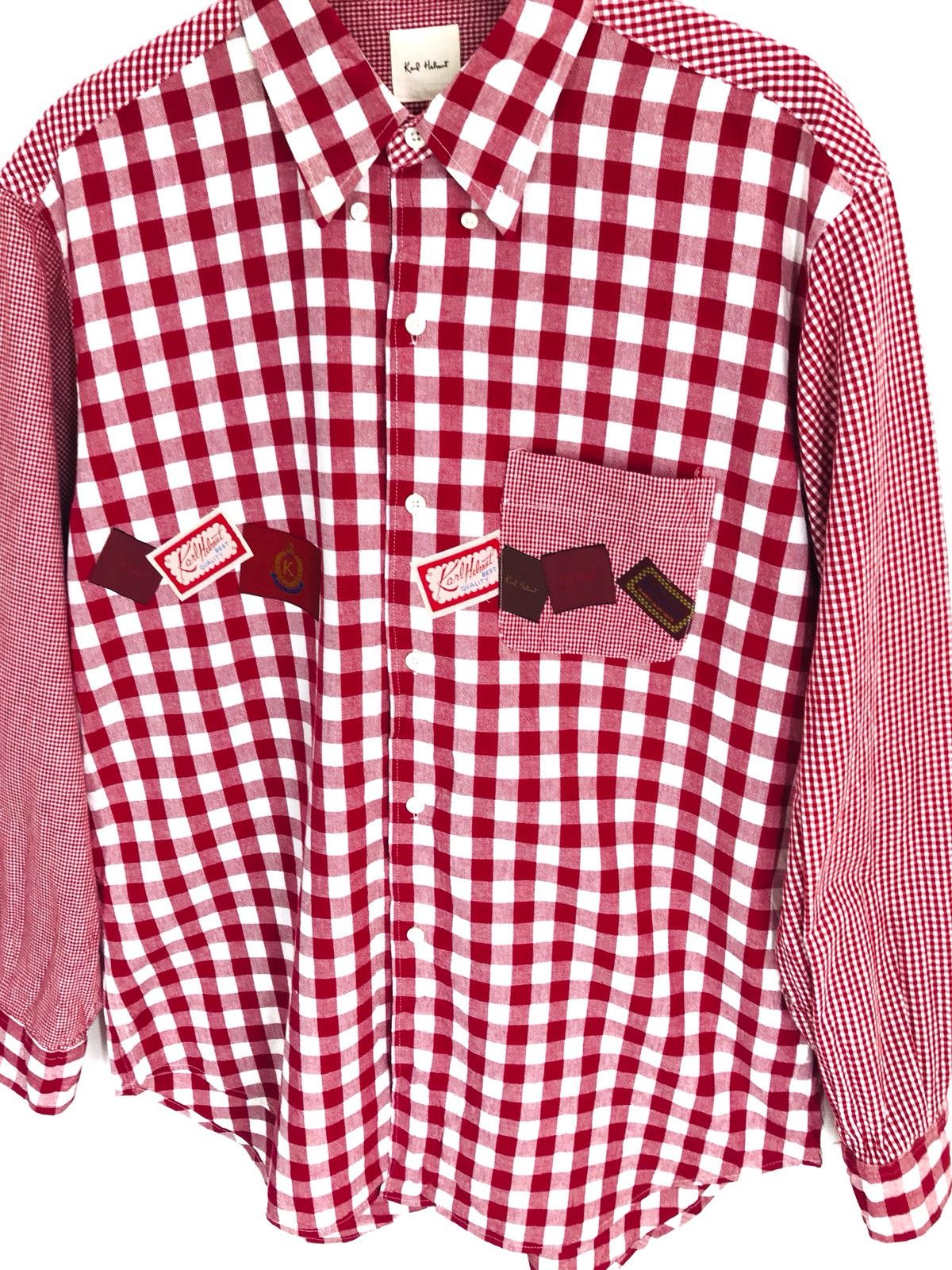Karl Helmut Japanese Brand KARL HELMUT Multi Checkered Plaid Button Down Size US M / EU 48-50 / 2 - 3 Thumbnail