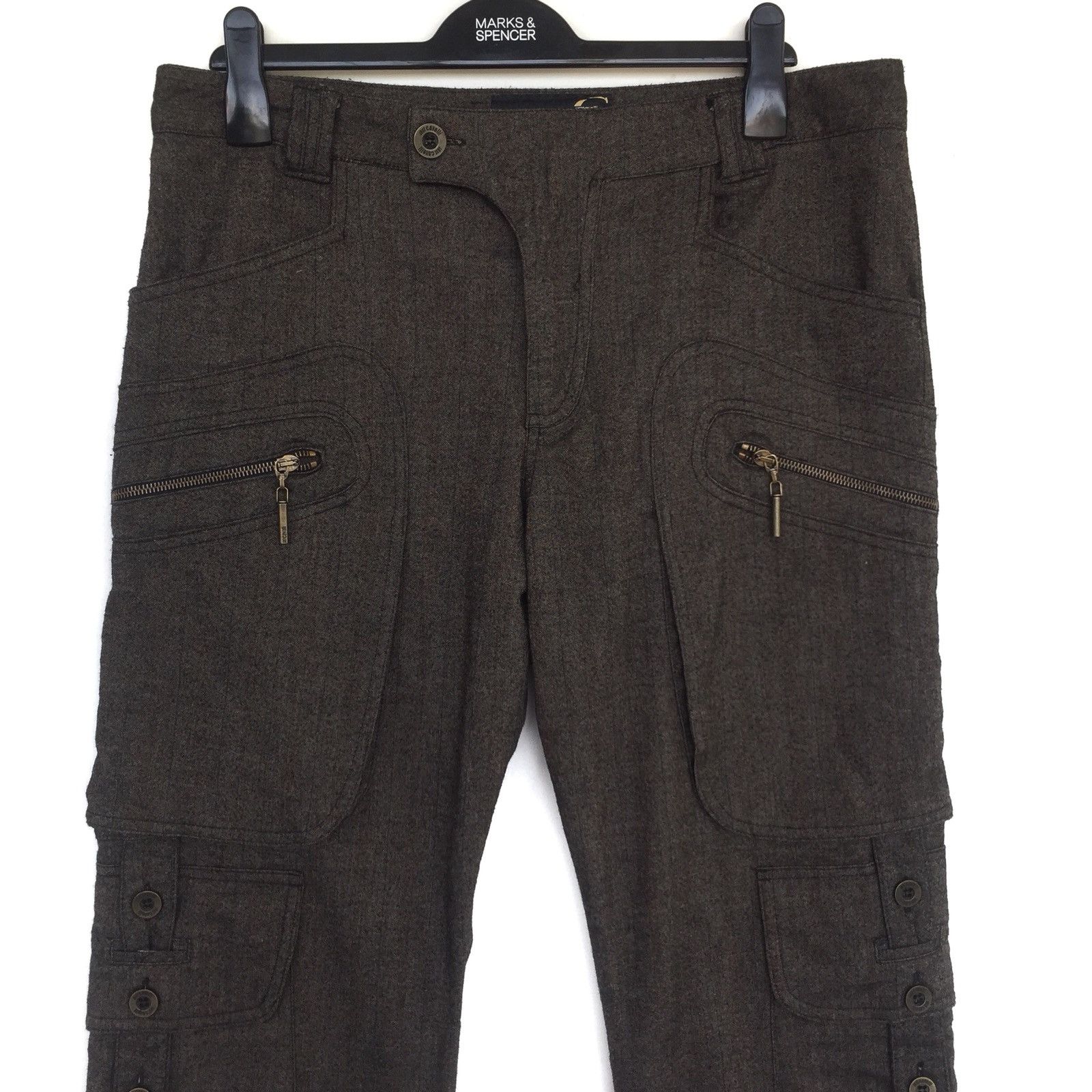 Just Cavalli DOPE🔥🇮🇹 Parachute Tactical Leg Adjustable Pants Size US 36 / EU 52 - 2 Thumbnail