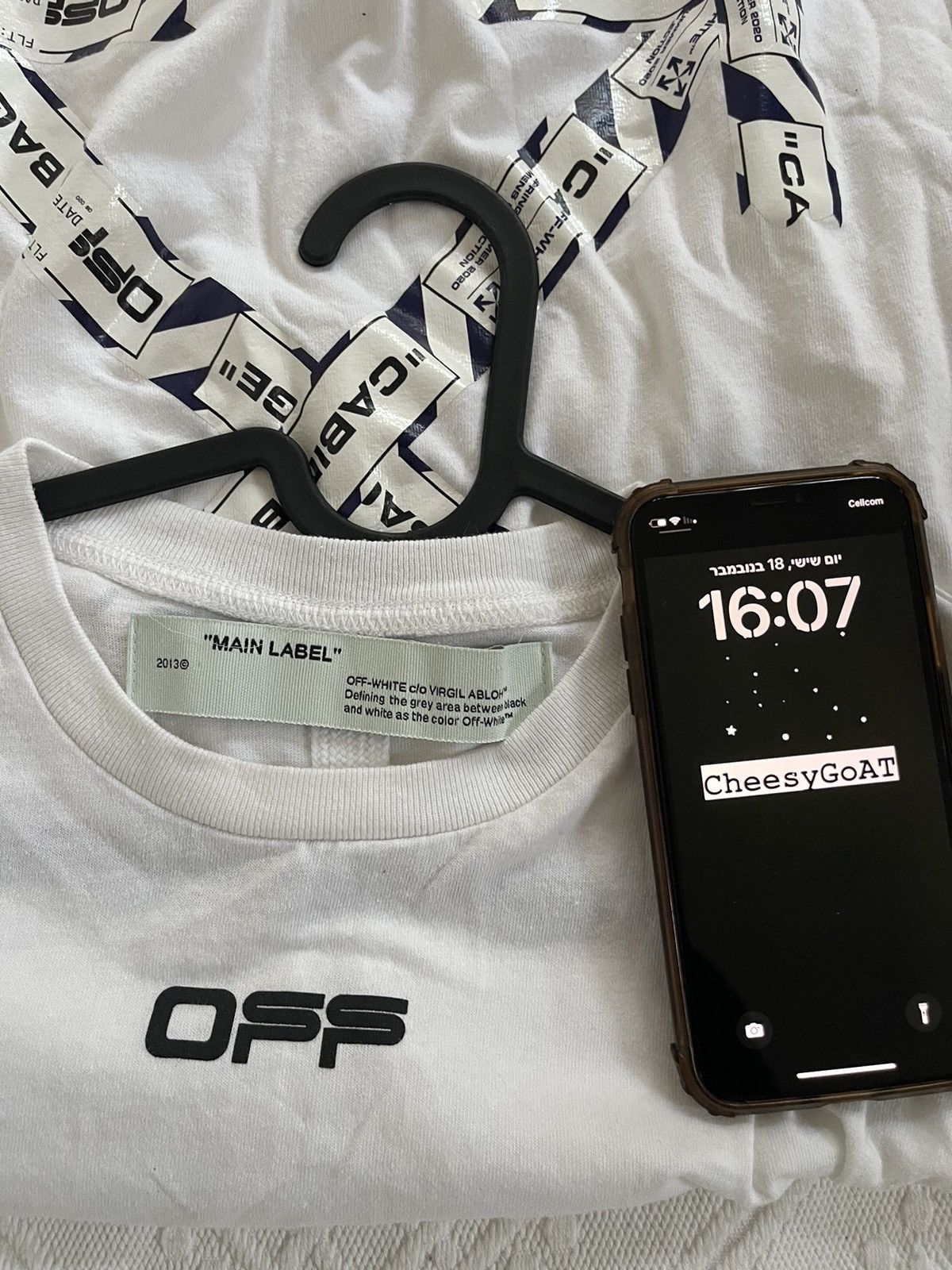 Off-White Off white airport Tape Long Sleeve Size US M / EU 48-50 / 2 - 5 Thumbnail