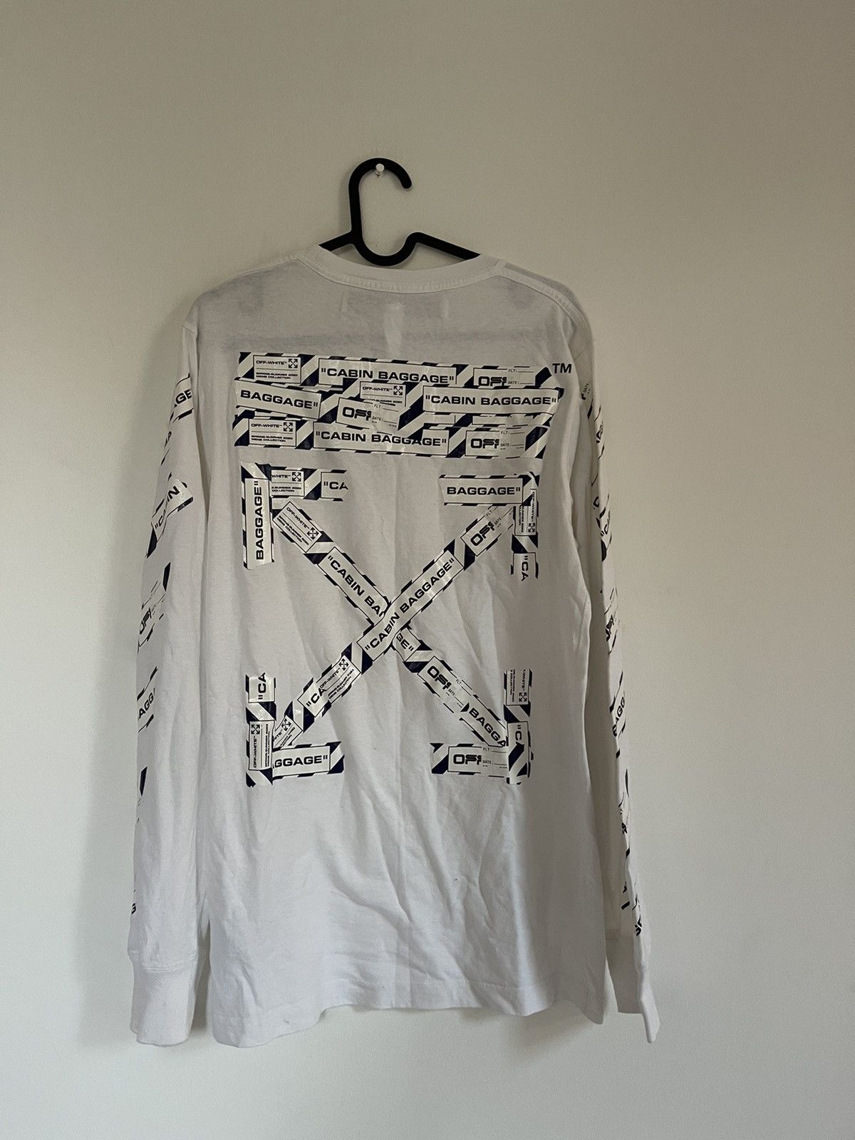 Off-White Off white airport Tape Long Sleeve Size US M / EU 48-50 / 2 - 1 Thumbnail