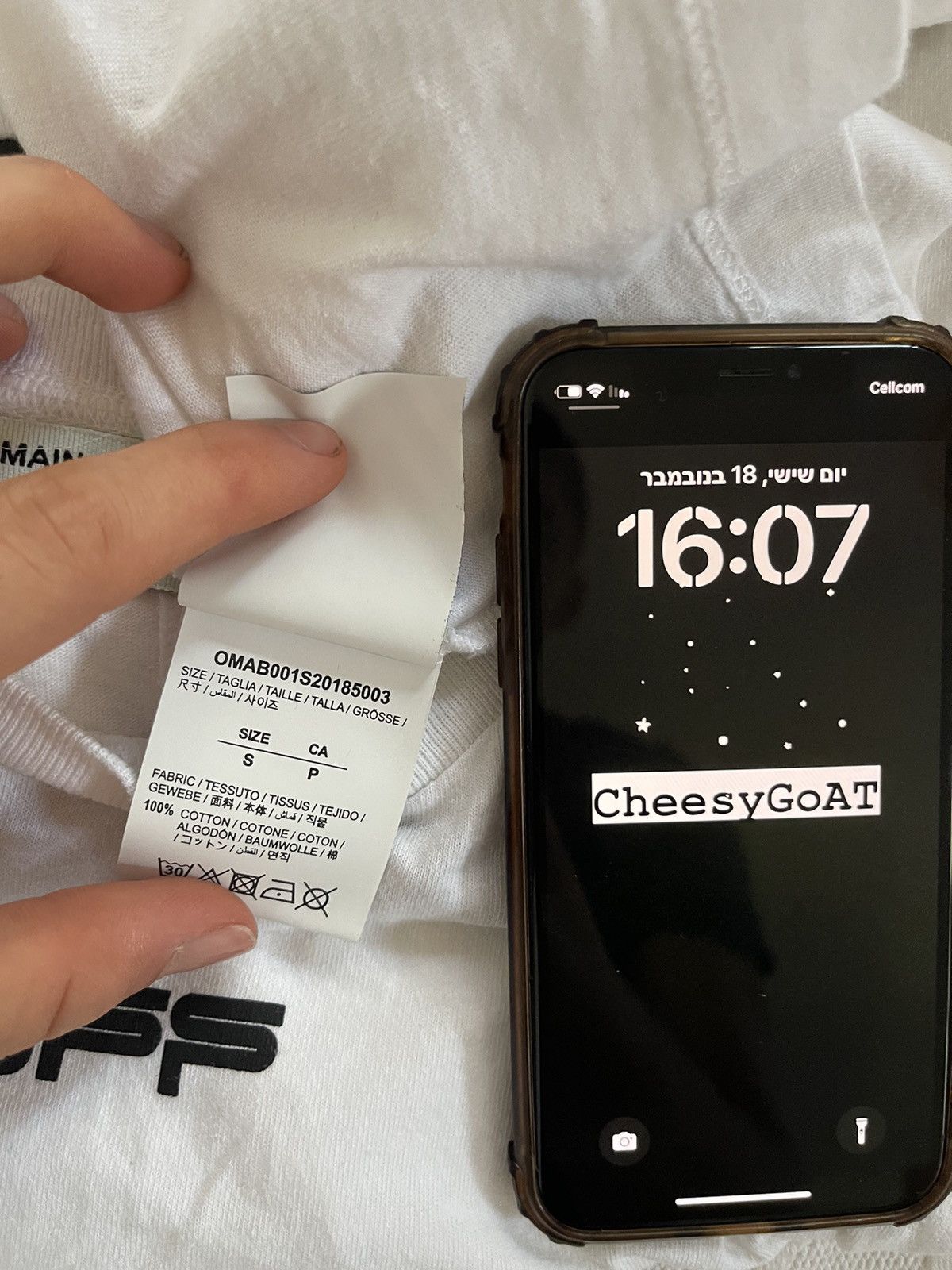 Off-White Off white airport Tape Long Sleeve Size US M / EU 48-50 / 2 - 7 Thumbnail