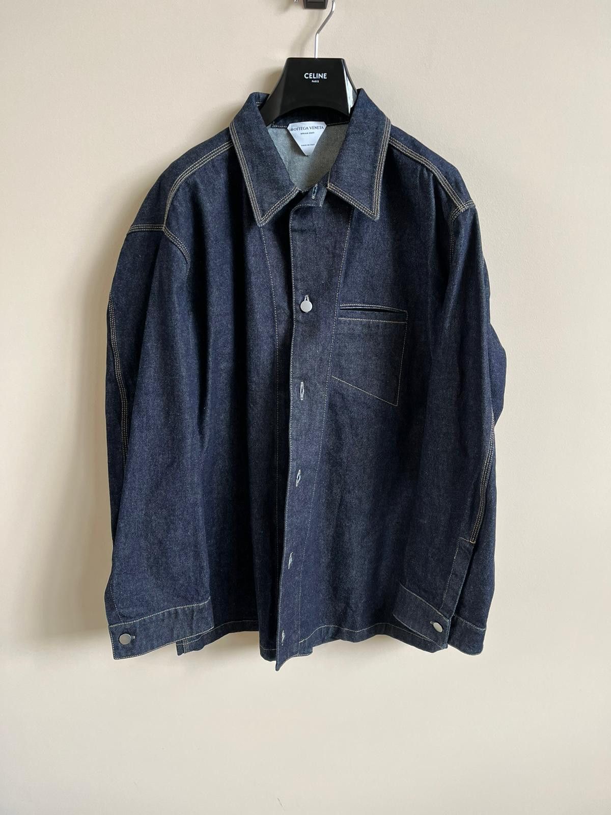 Bottega Veneta Denim Jacket in Blue Color Size US S / EU 44-46 / 1 - 1 Thumbnail