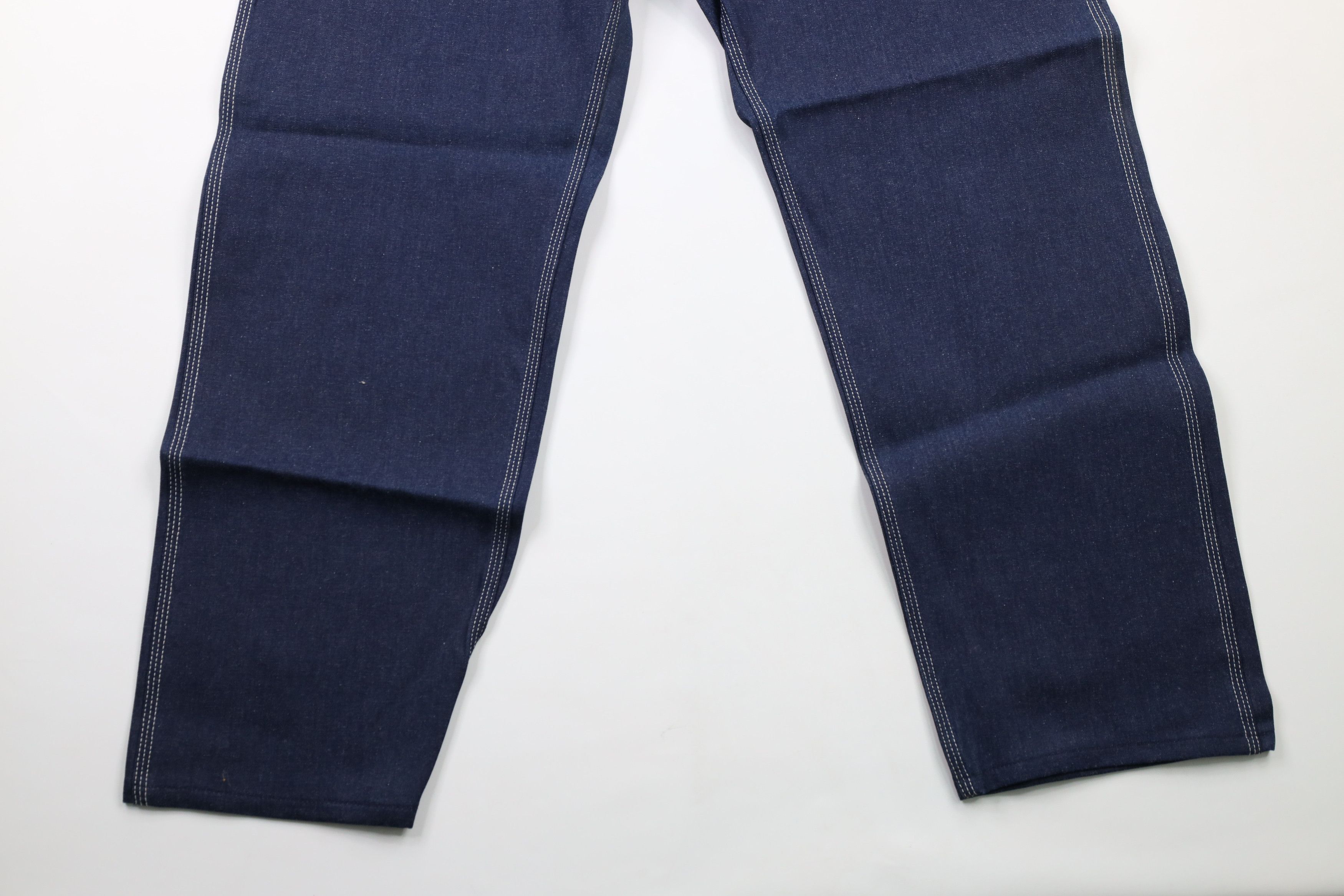 Carhartt × Vintage NOS Vintage 90s Carhartt Out Wide Leg Denim Jeans Blue USA Size US 40 / EU 56 - 3 Thumbnail
