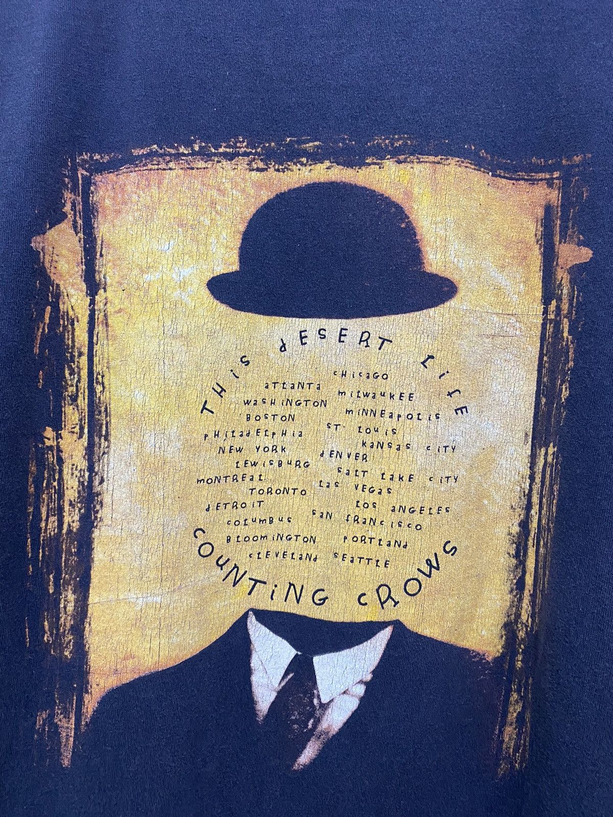 Band Tees Vintage 90s Counting Crows The Desert Life Band Tshirt Size US M / EU 48-50 / 2 - 4 Thumbnail