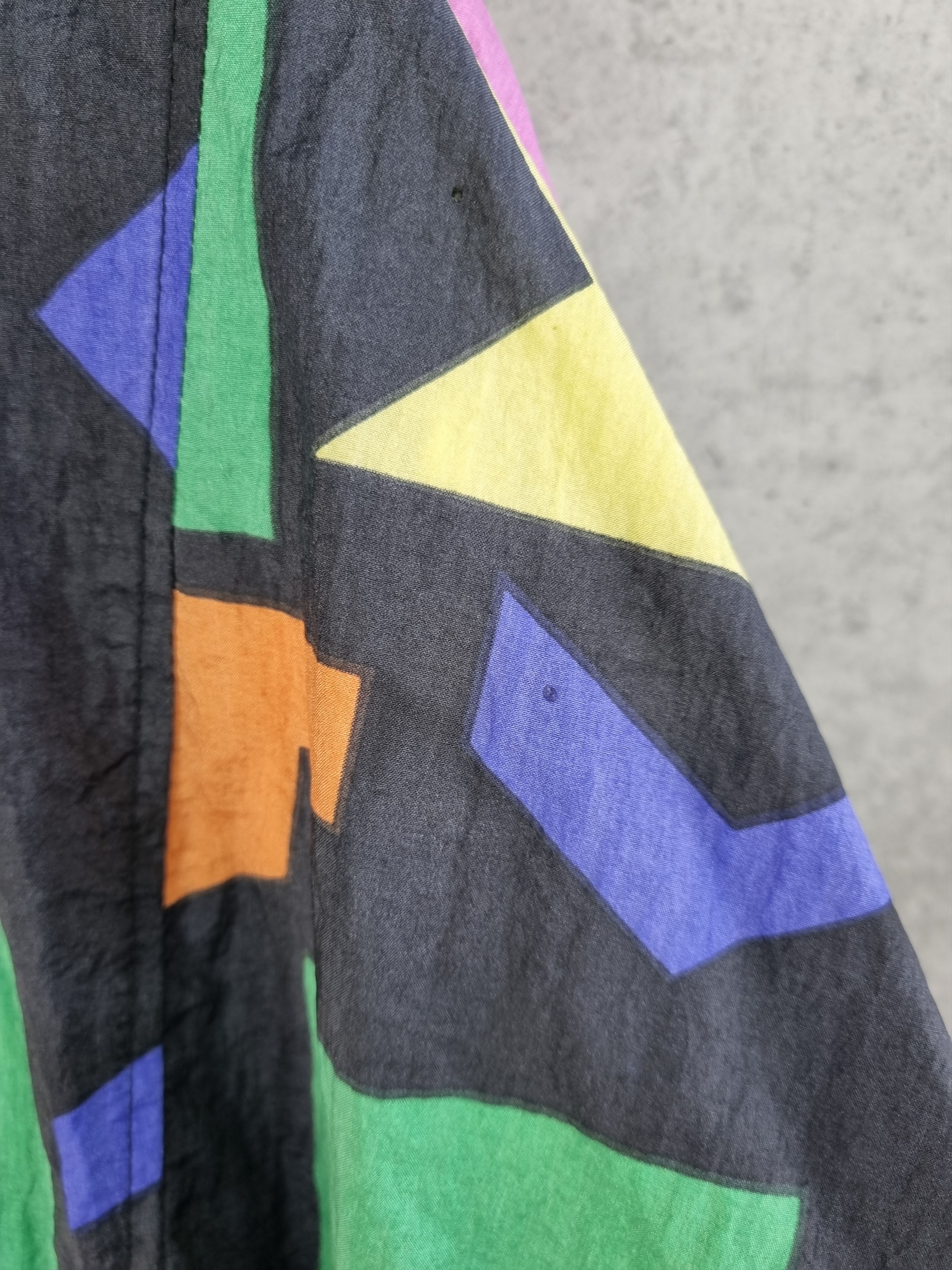 Sergio Tacchini × Vintage 90s Sergio Tacchini Vintage Abstract Pattern jacket Size US M / EU 48-50 / 2 - 17 Thumbnail