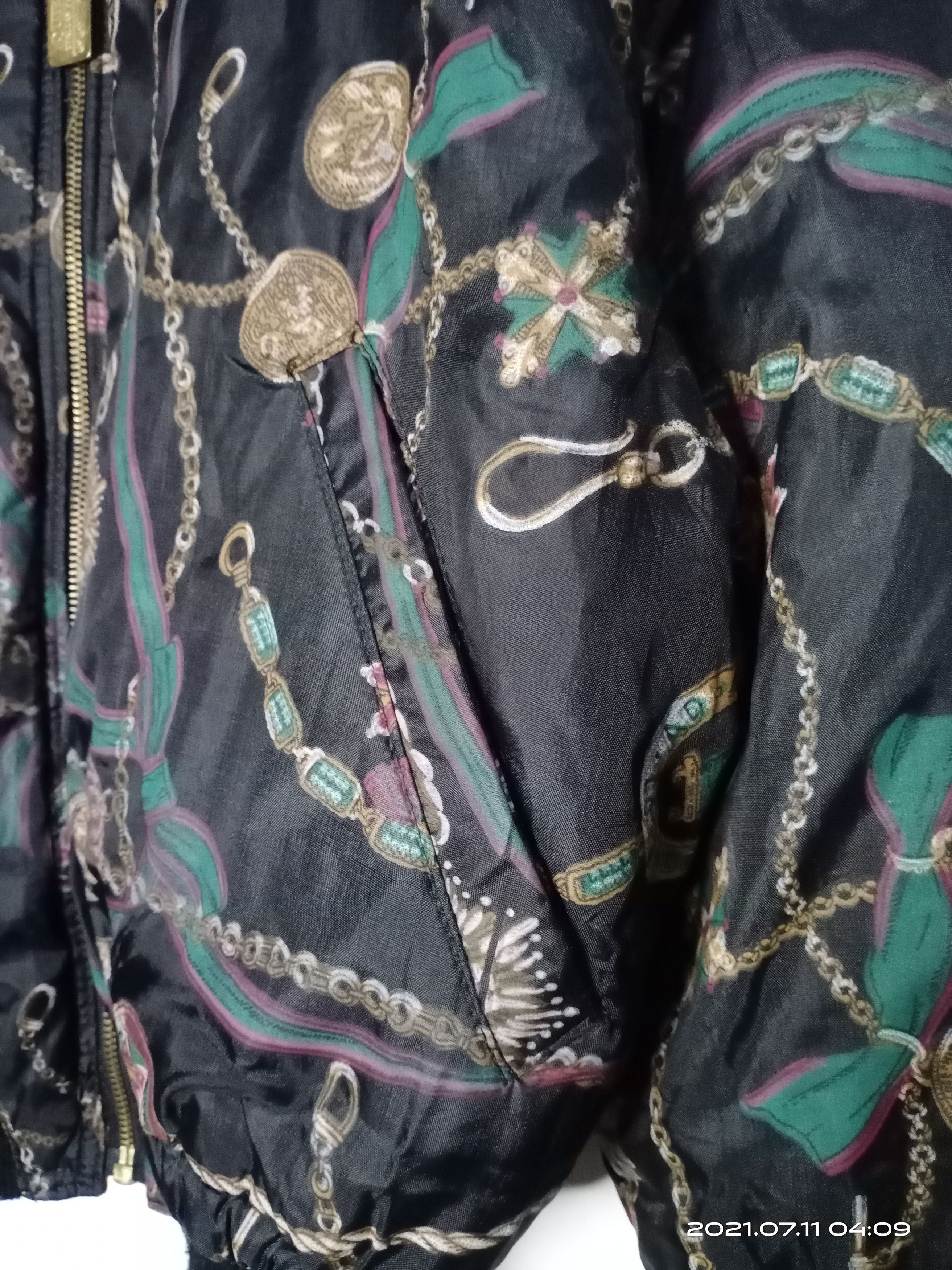 Designer VINTAGE QUIED-PIE BAROQUE STYLE REVERSIBLE BOMBER JACKET Size US M / EU 48-50 / 2 - 7 Thumbnail