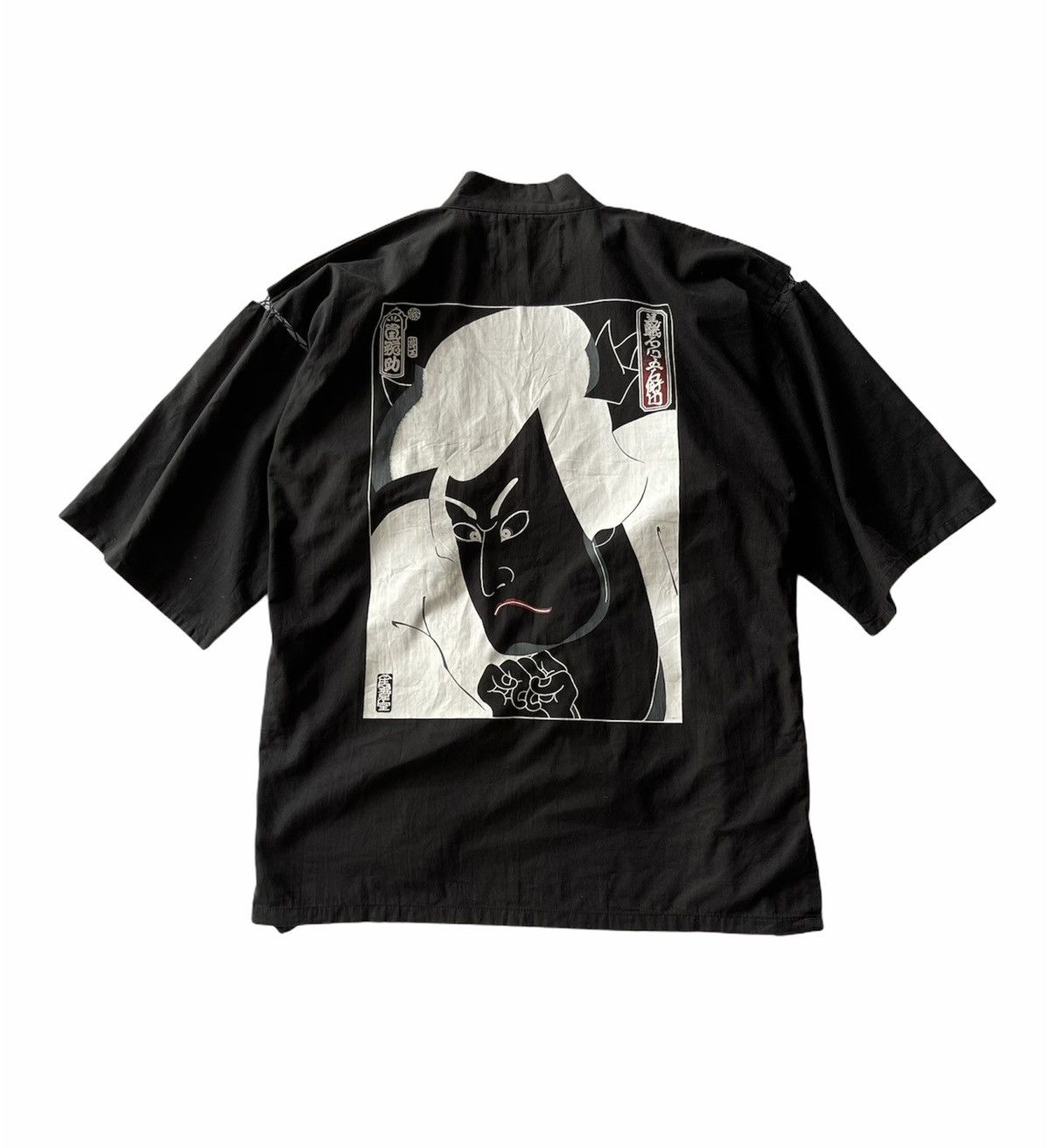 Japanese Brand VINTAGE JAPANESE TRADITIONAL HANTEN PRINTED KIMONO Size US M / EU 48-50 / 2 - 2 Thumbnail