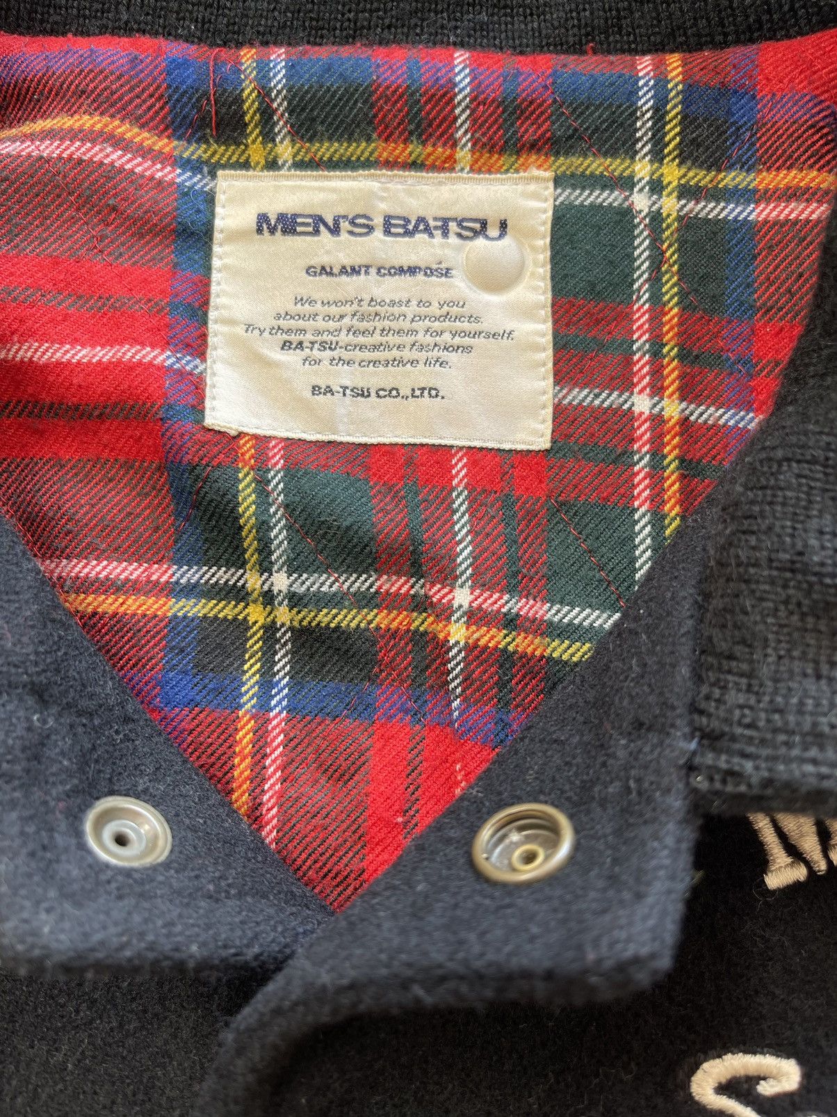 Japanese Brand VINTAGE BA-TSU CHAMPIONS WOOL VARSITY JACKET Size US L / EU 52-54 / 3 - 13 Thumbnail