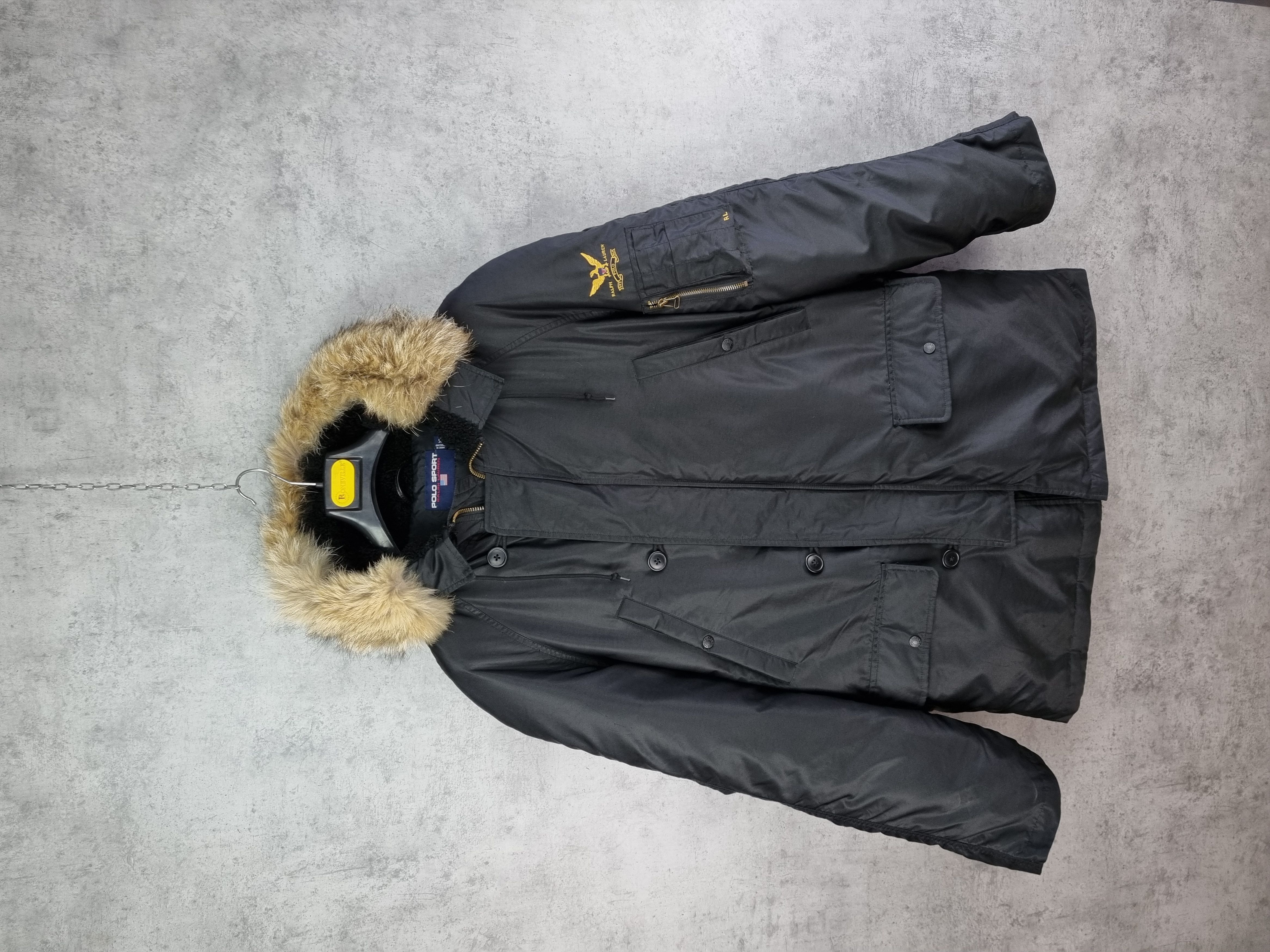 Polo Ralph Lauren × Ralph Lauren Down Parka POLO SPORT Ralph Lauren Coyote Fur Jacket Size US XL / EU 56 / 4 - 16 Thumbnail