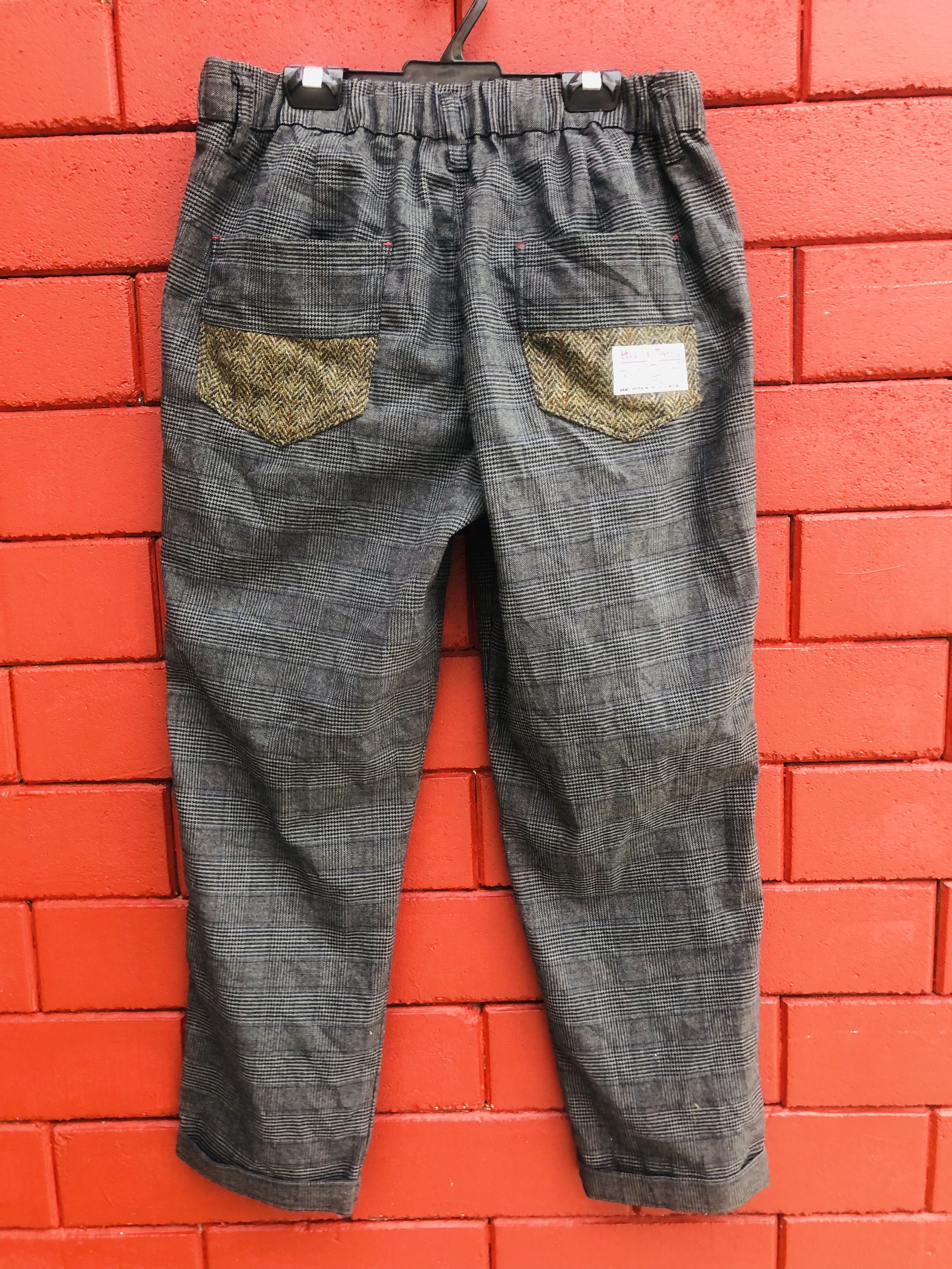 Harris Tweed × Japanese Brand × Vintage Vintage Harris Tweed Designer Fashion Style Pant Size US 29 - 2 Thumbnail
