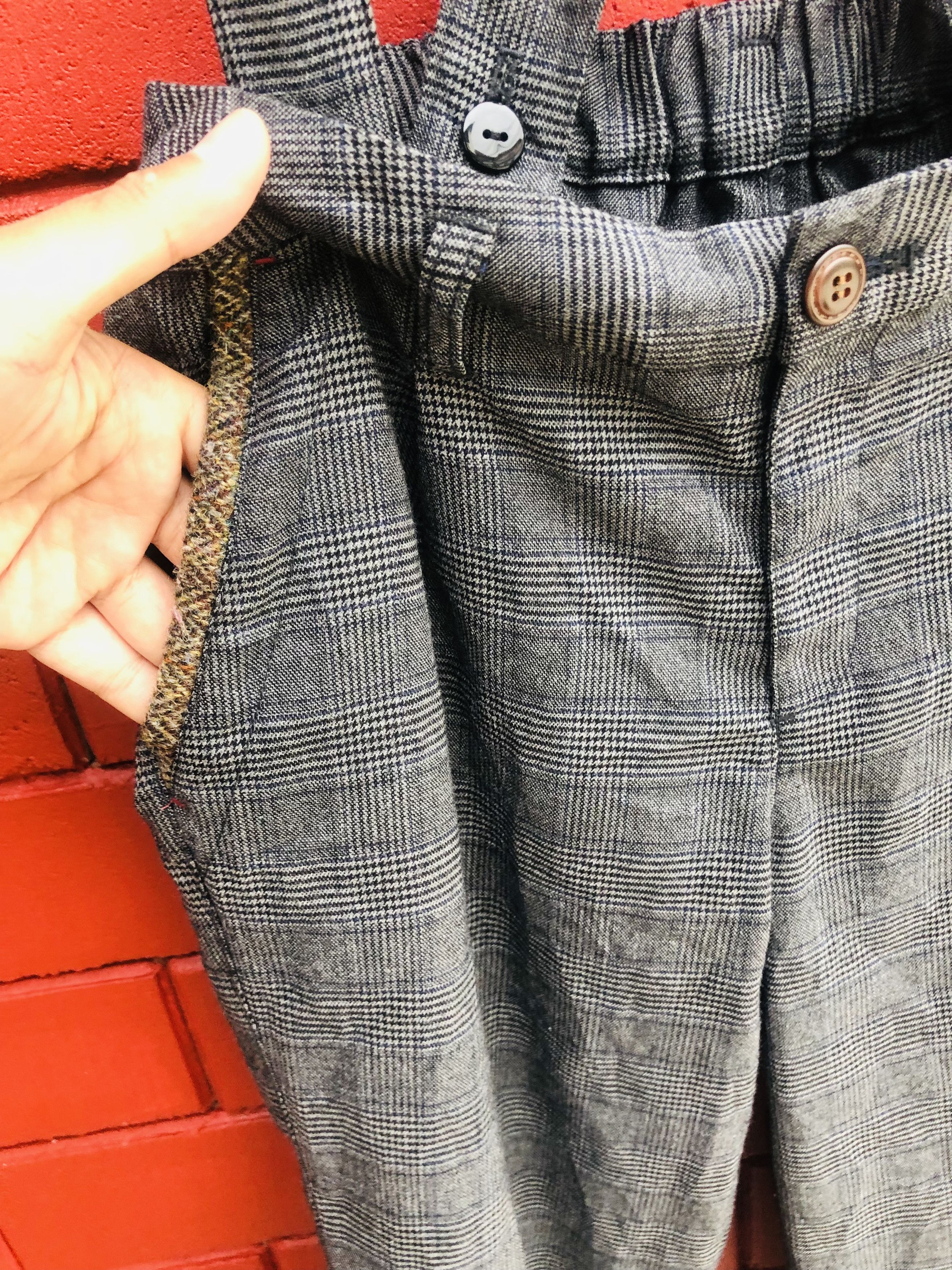 Harris Tweed × Japanese Brand × Vintage Vintage Harris Tweed Designer Fashion Style Pant Size US 29 - 6 Thumbnail