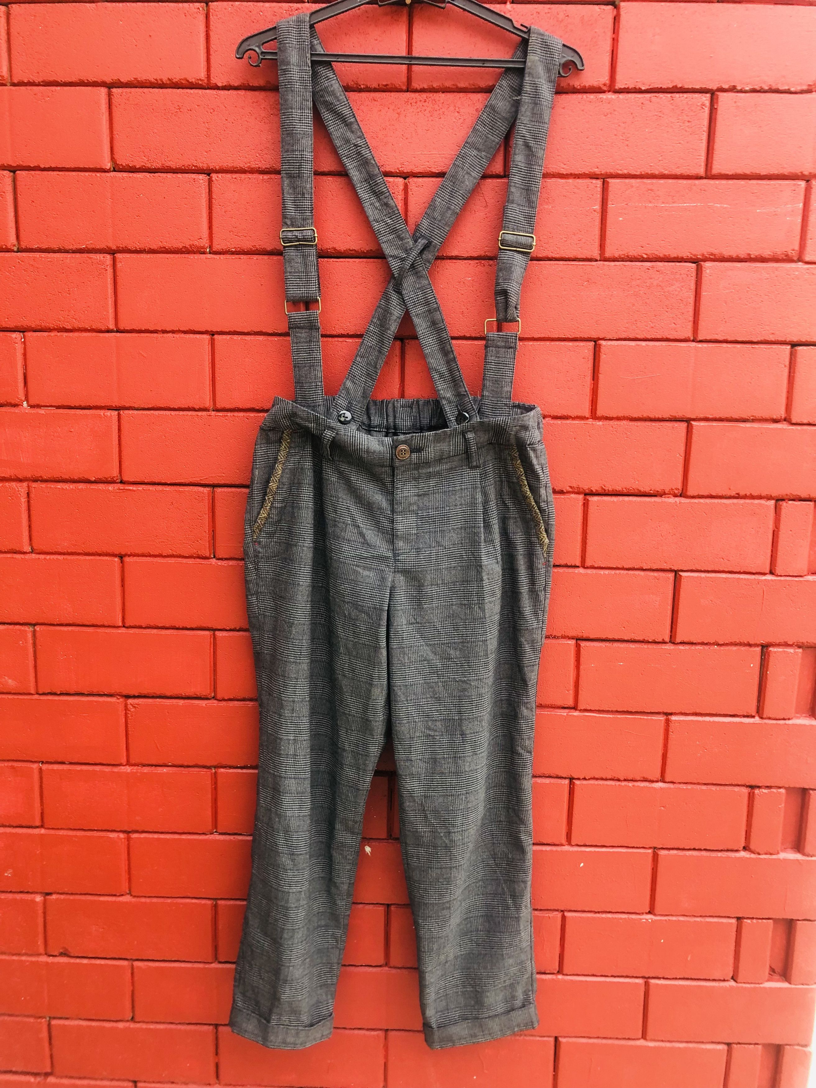 Harris Tweed × Japanese Brand × Vintage Vintage Harris Tweed Designer Fashion Style Pant Size US 29 - 1 Thumbnail