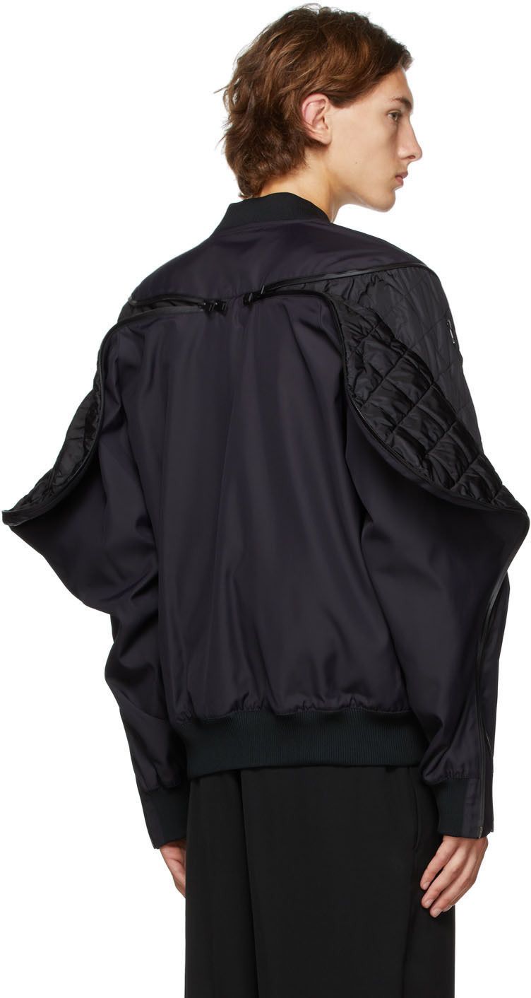 Bottega Veneta Bottega Veneta Zip-Detailed Padded Tech-Canvas Bomber Jacket Size US L / EU 52-54 / 3 - 2 Thumbnail