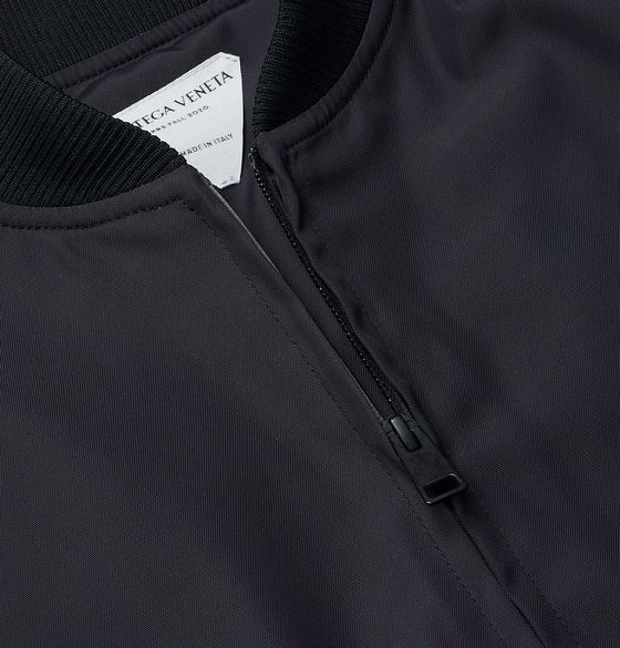 Bottega Veneta Bottega Veneta Zip-Detailed Padded Tech-Canvas Bomber Jacket Size US L / EU 52-54 / 3 - 3 Thumbnail