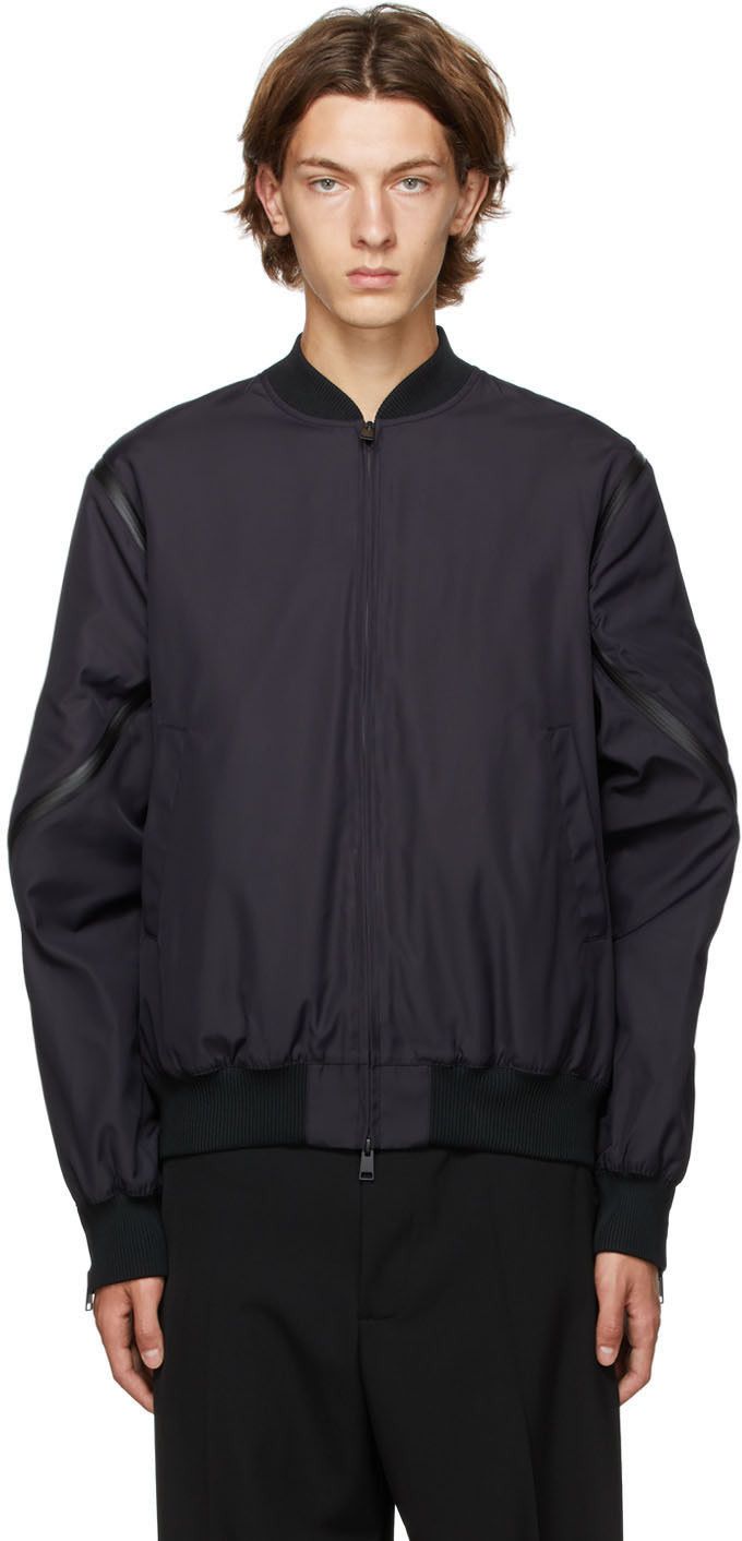 Bottega Veneta Bottega Veneta Zip-Detailed Padded Tech-Canvas Bomber Jacket Size US L / EU 52-54 / 3 - 1 Thumbnail