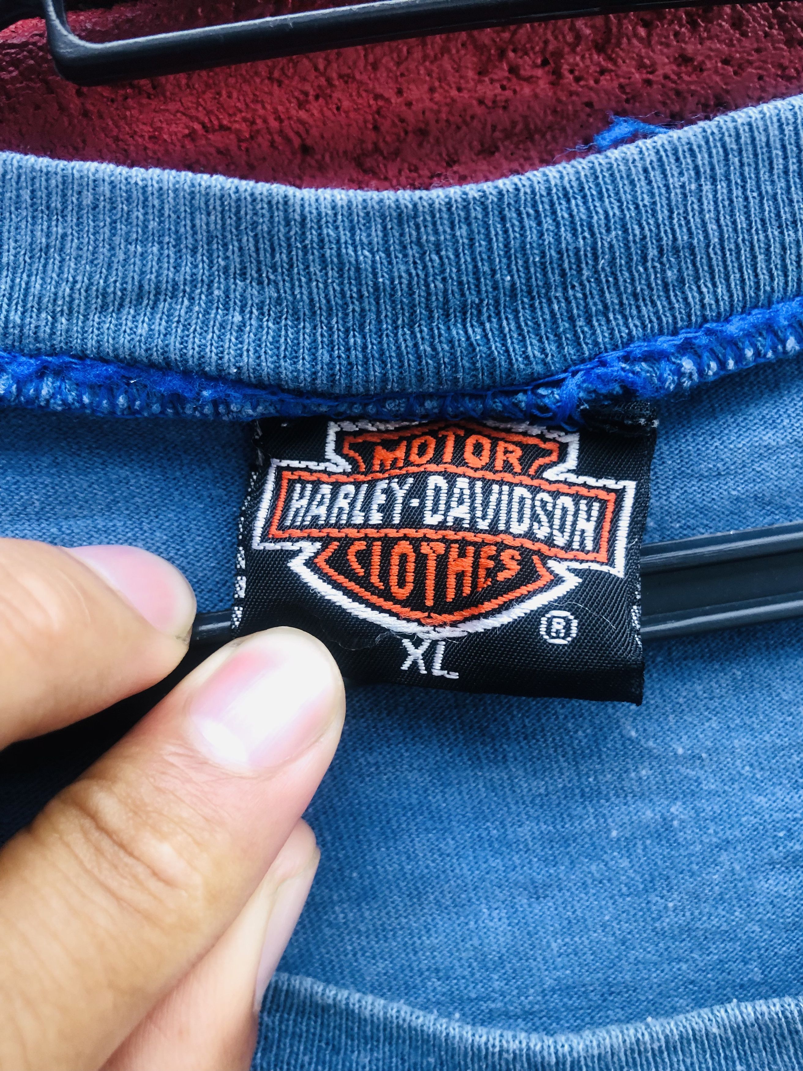 Harley Davidson × Vintage Vintage Harley Davidson Tasmania Motorcycle Fashion Style Size US XL / EU 56 / 4 - 6 Thumbnail