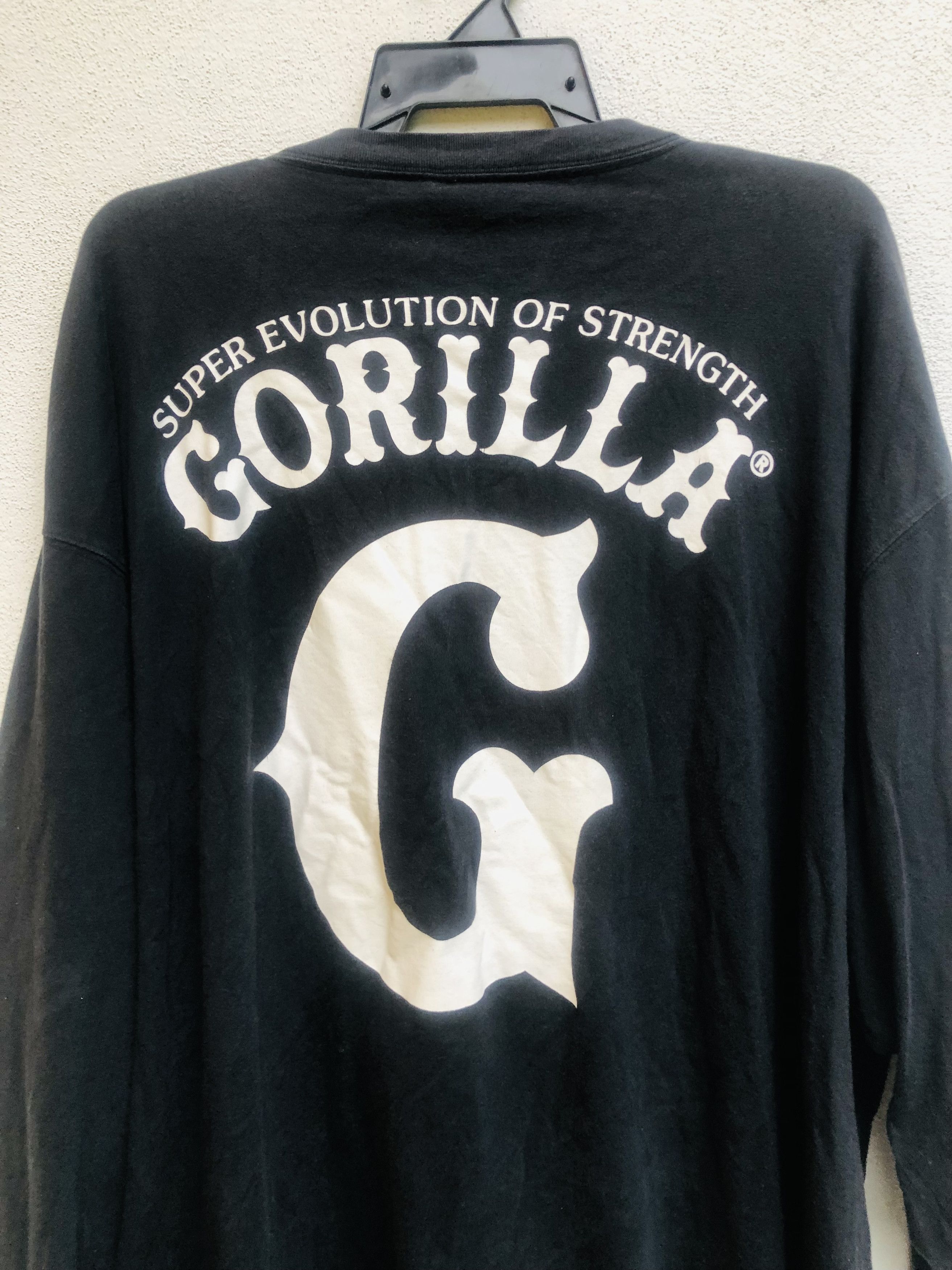 Japanese Brand × Vintage Vintage Gorilla Skateboard Big Logo Style Shirt Size US XXL / EU 58 / 5 - 10 Thumbnail